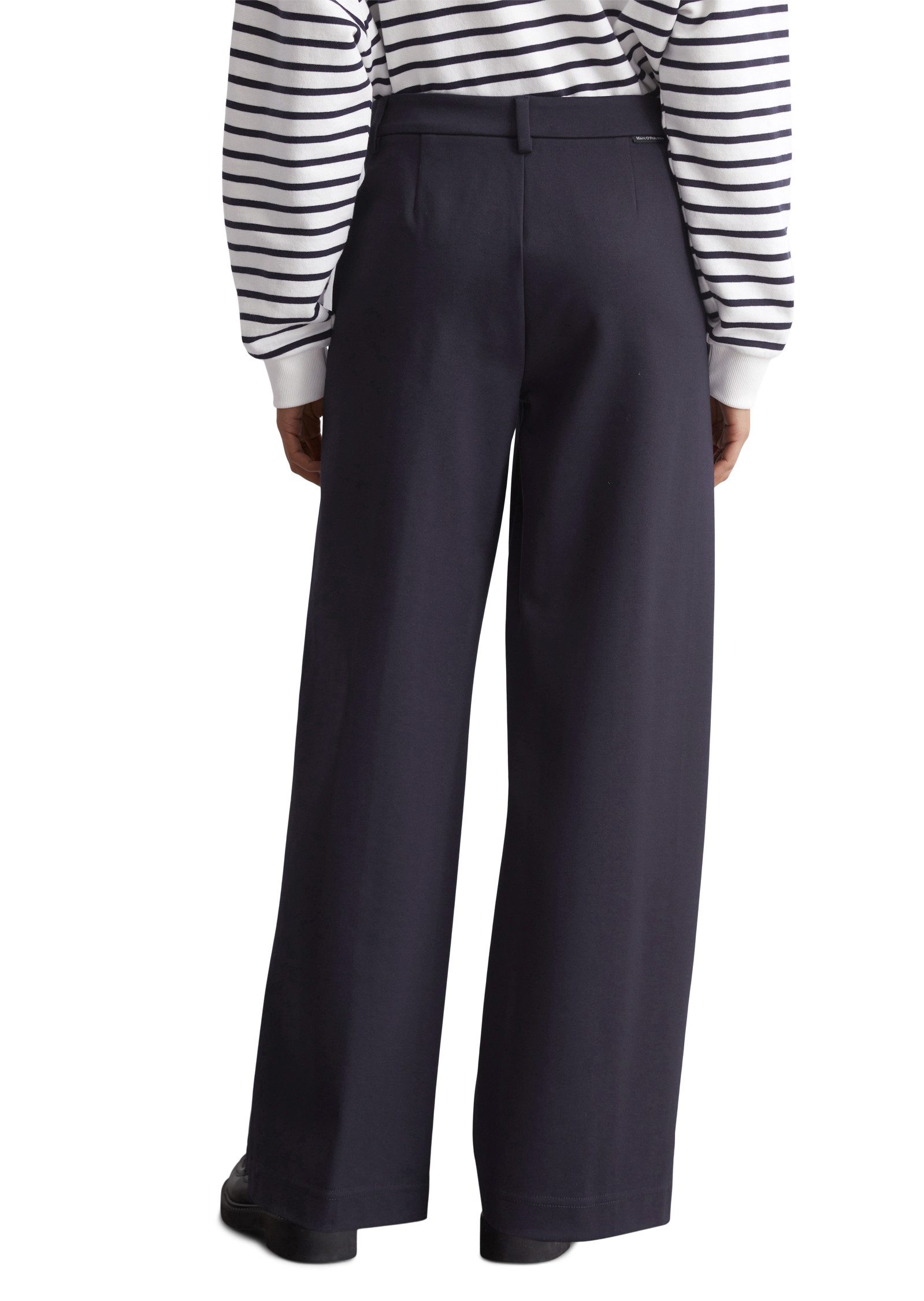 Marc O'Polo DENIM Jerseybroek Glad zachte handgreep met decoratieve deelnaad aan de voorkant