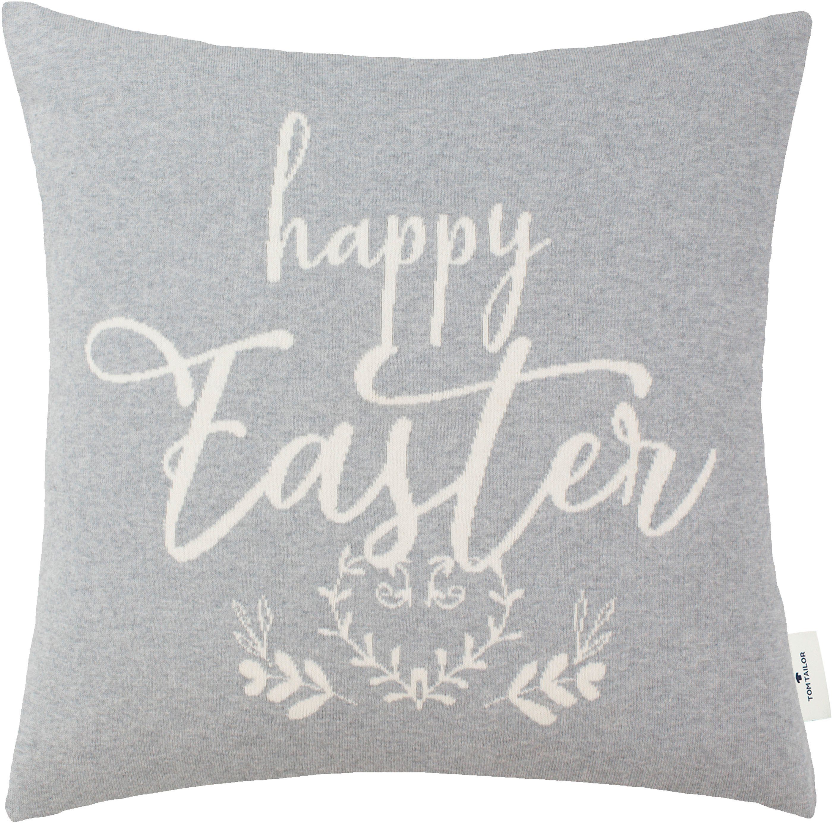 TOM TAILOR HOME Kussenhoezen Happy Easter van zacht katoen kussenovertrekken