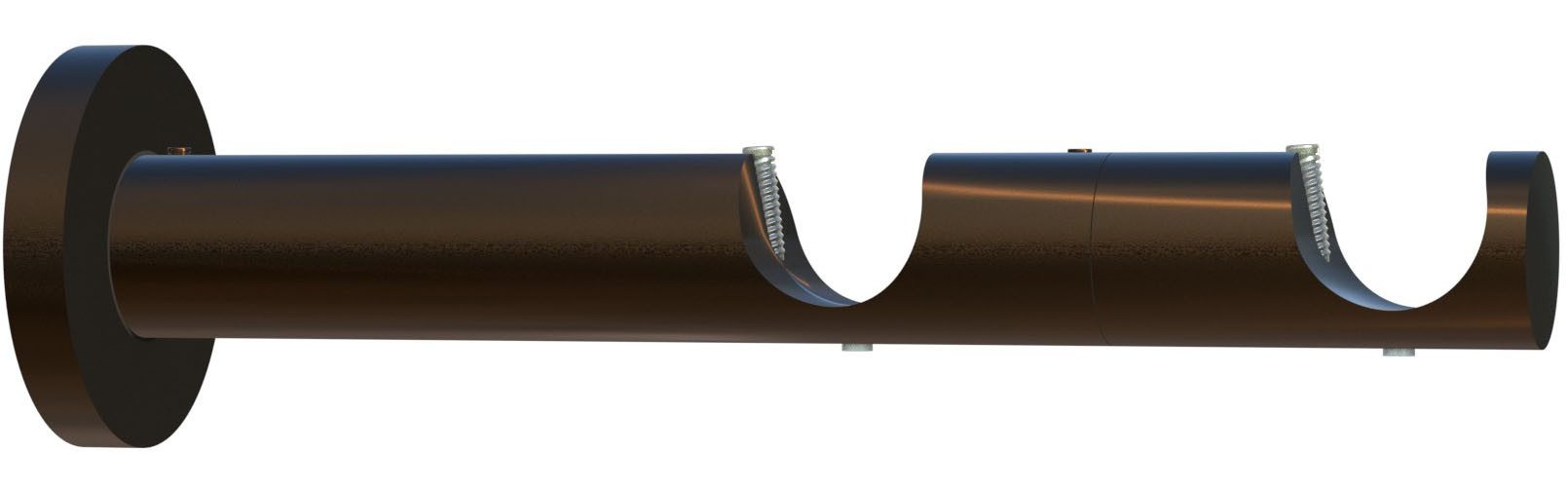 indeko Combinatie drager Ø 20 mm voor gordijnroedes en binnenrailsysteem (1 stuk)