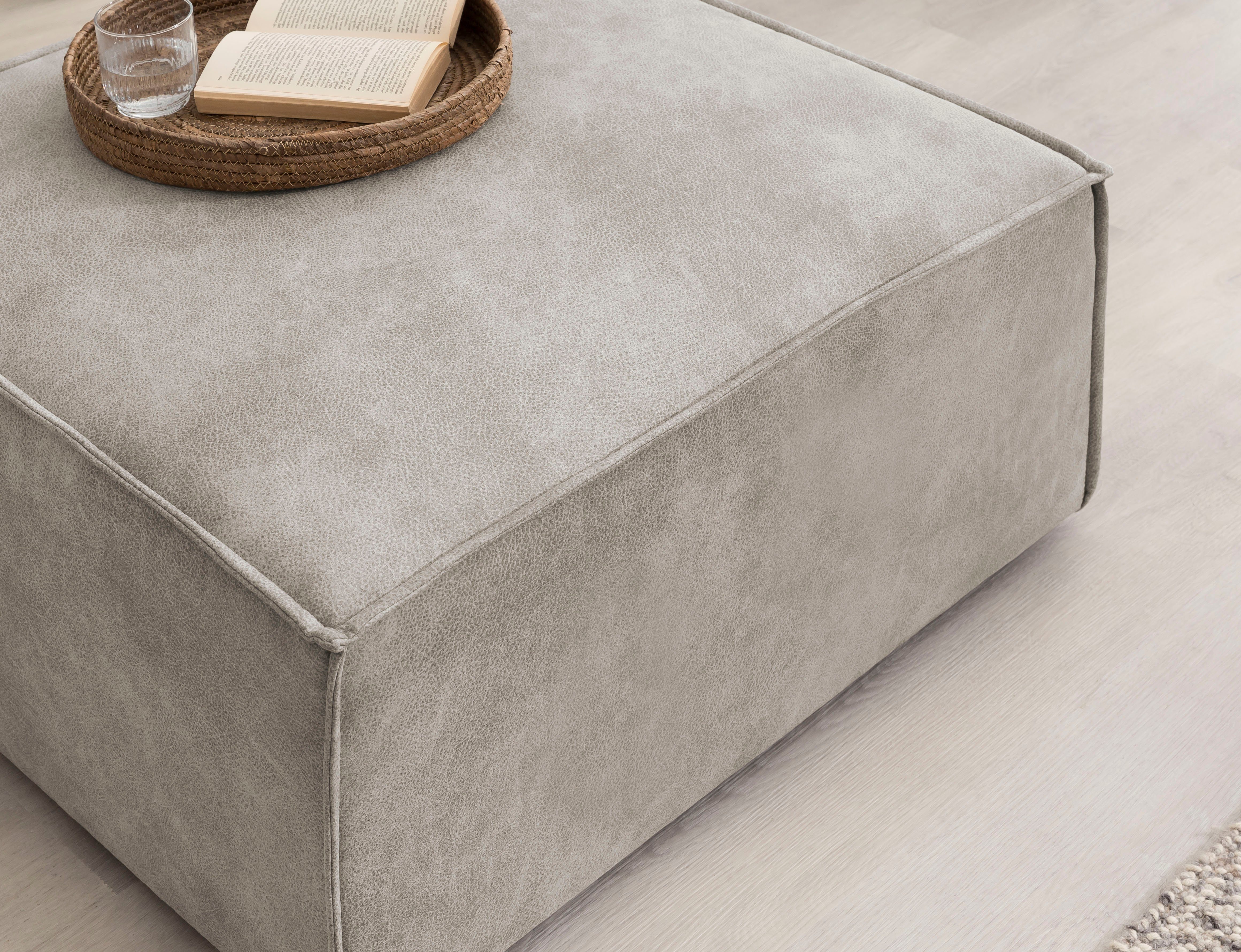 Home affaire Fauteuil Sherwood Loveseat en hocker als set, passend bij de bekleding-serie SHERWOOD