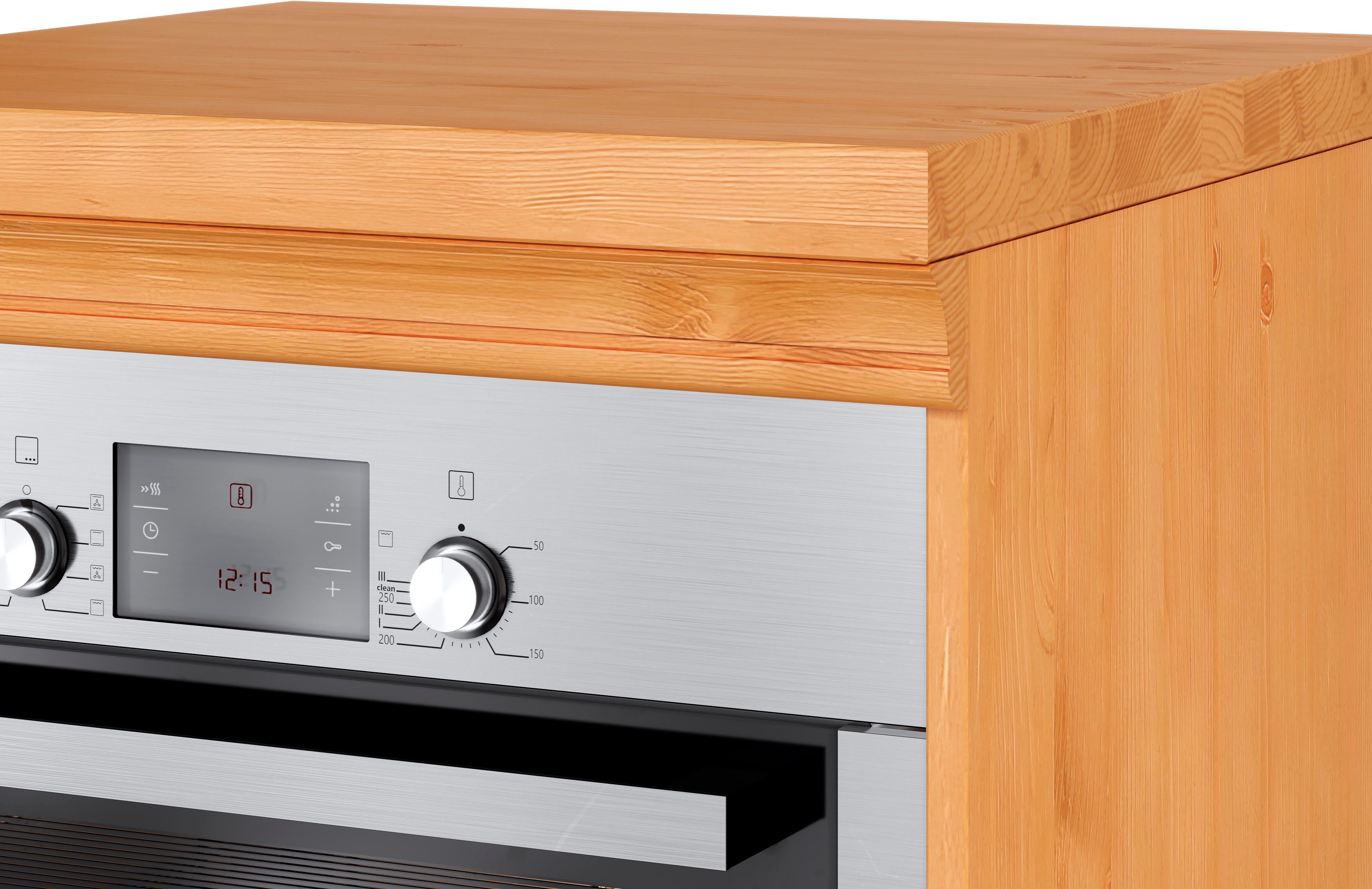 Home affaire Ombouwkast voor oven Rügen Breedte 60 cm, massief grenen, nismaat fornuis B/D/H 56,7/54,2/60,5 cm