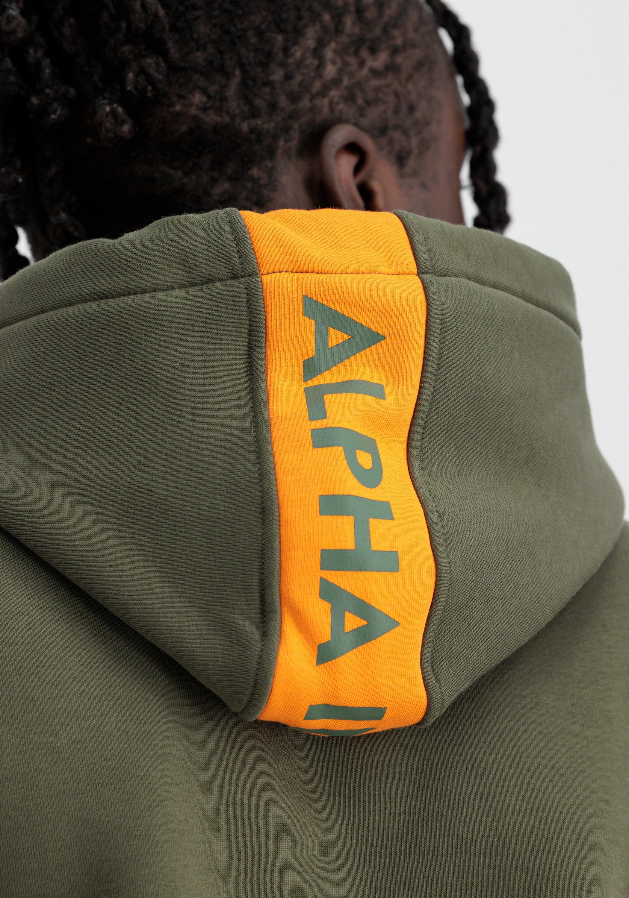 Alpha Industries Hoodie Alpha Industries Men - Hoodies Red Stripe Hoodie