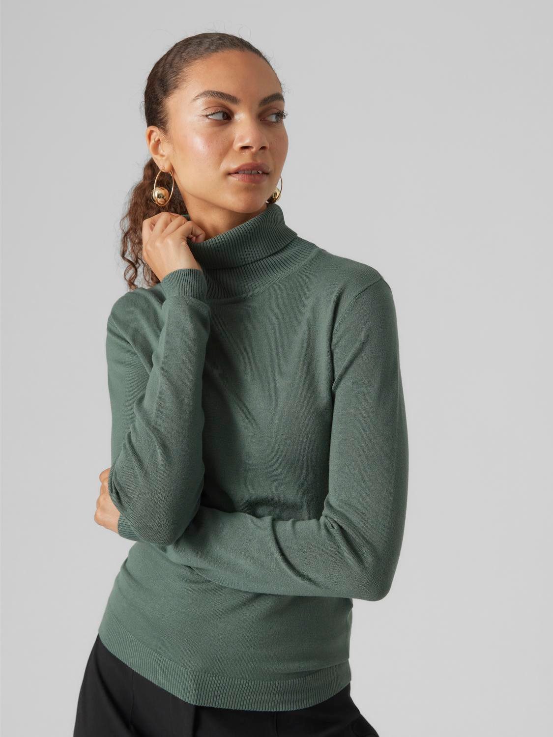 Vero Moda Coltrui VMGLORY LS ROLLNECK BLOUSE GA NOOS