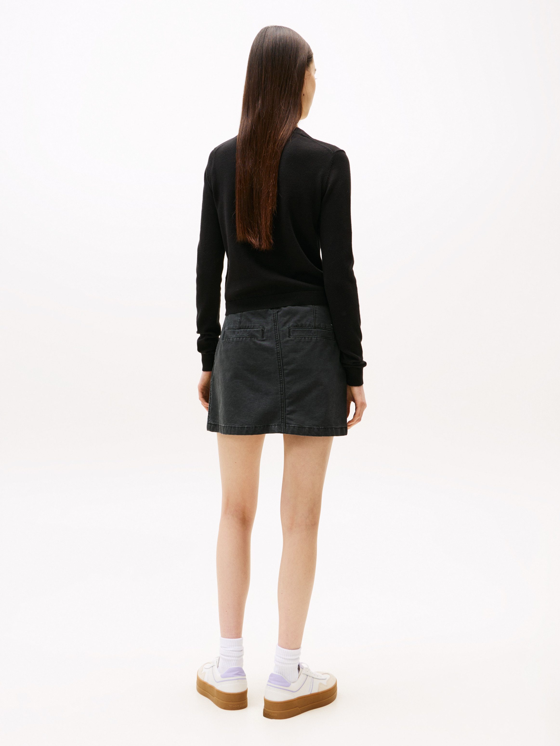 TOMMY JEANS Vest TJW ESSENTIAL CREW NECK CARDIGAN