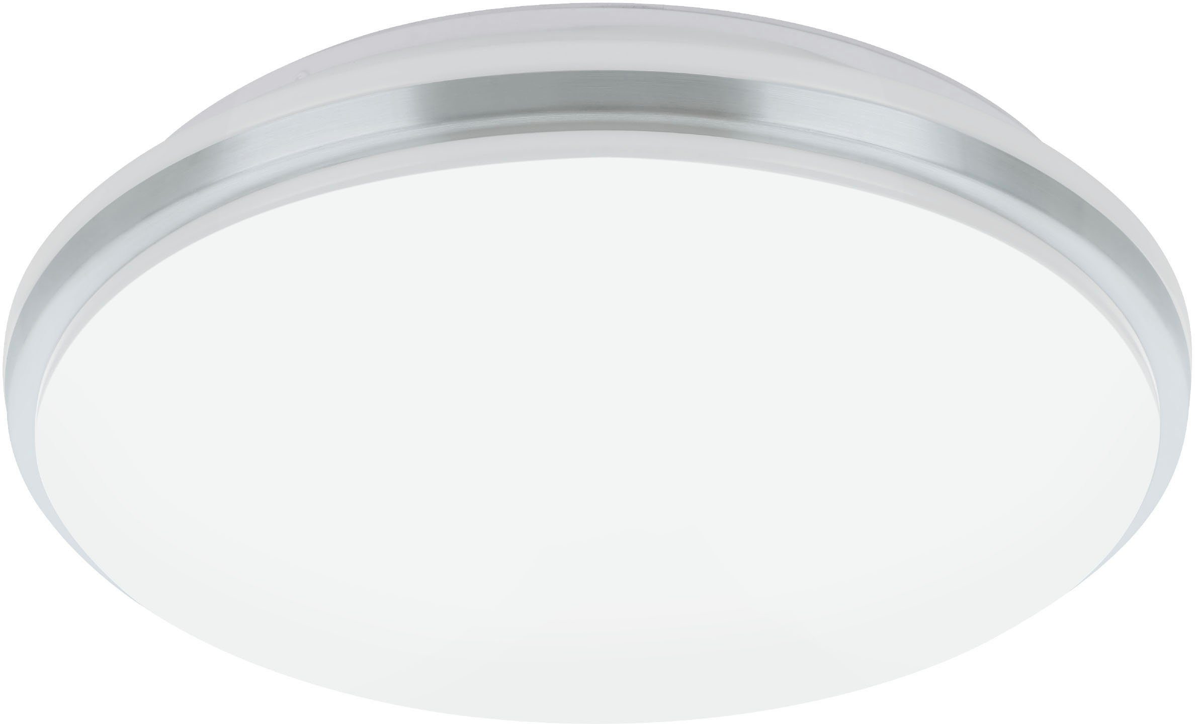 EGLO Plafondlamp PINETTO Plafondlamp voor badkamer neutraal wit, IP44, Ø34 cm (1 stuk) plafondlampen wit