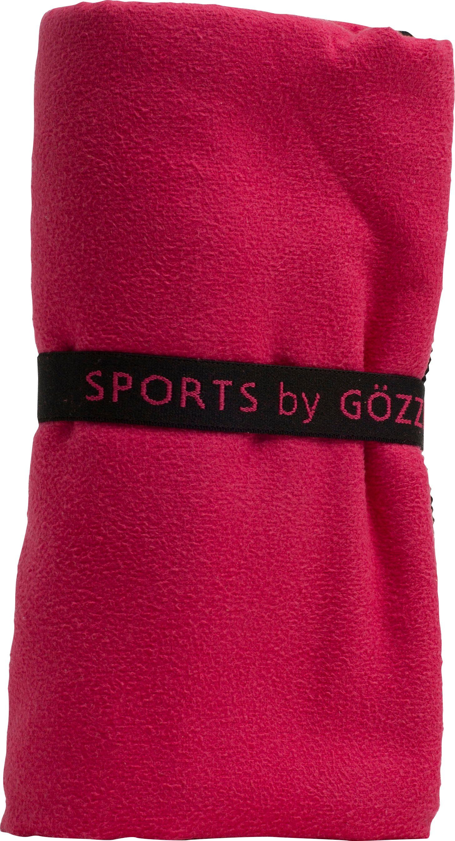 Gözze Badlaken Sports by Gözze Sporthanddoek, afm. 110x175 cm, sneldrogend door microvezel (1 stuk) handdoeken maat 1x 110x175 cm rood