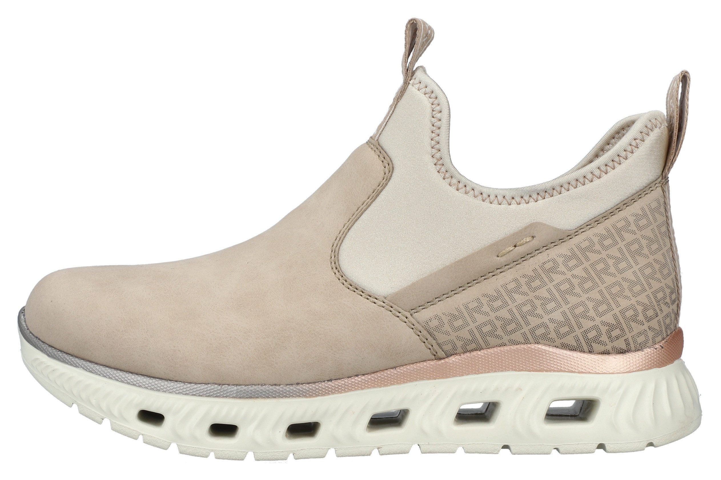 RIEKER Sport Boots zonder sluiting high-top sneakers, instaplaarzen met elastische schacht