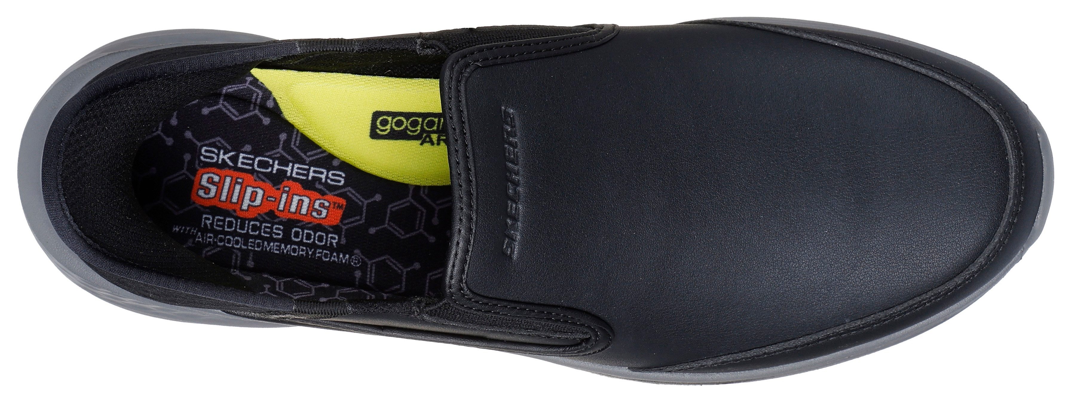 Skechers Slip-on sneakers SLADE- Slippers, vrijetijdsschoen, lage schoen met Goga Mat functie