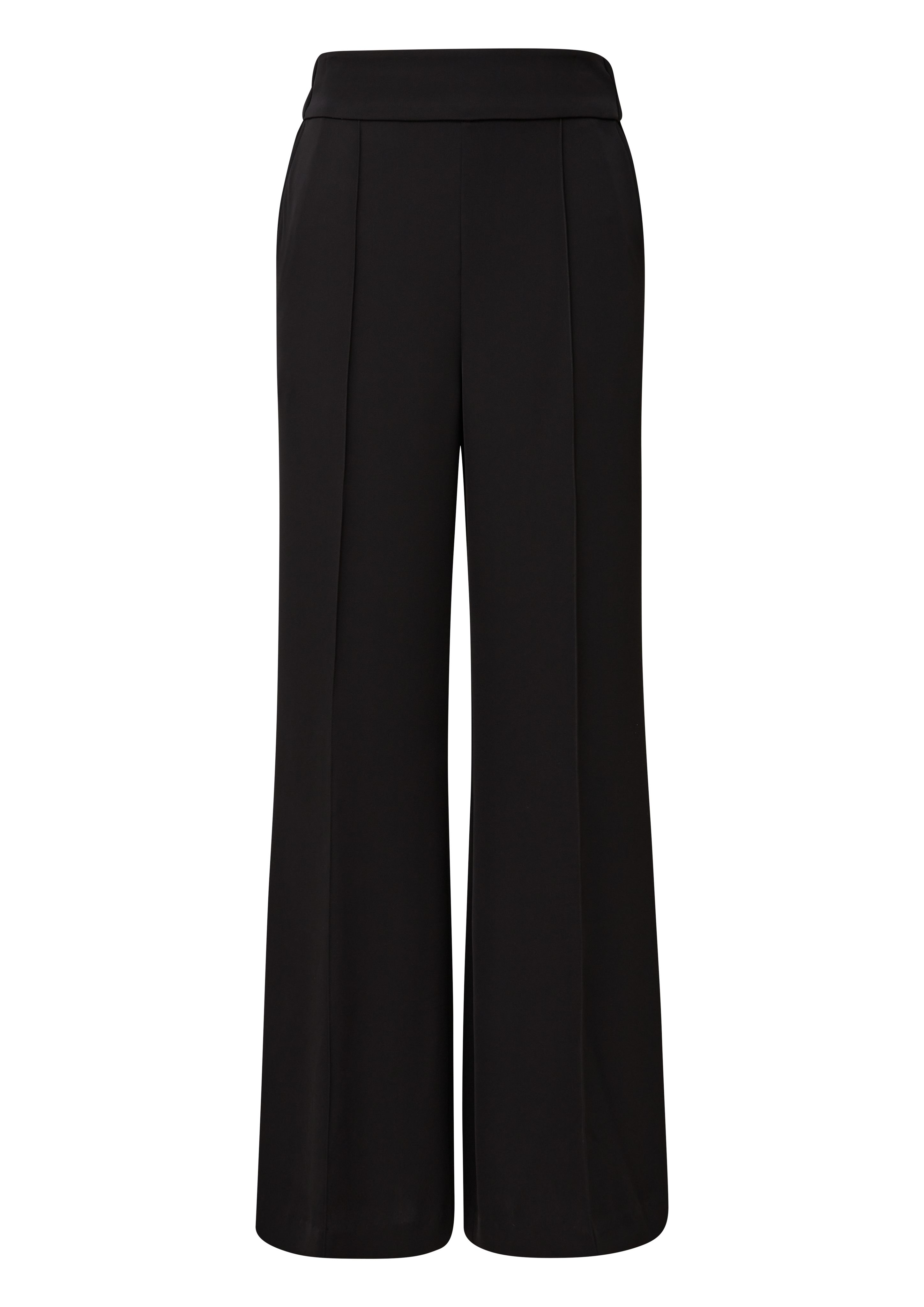 Comma Joggingbroek met wijde pijpen