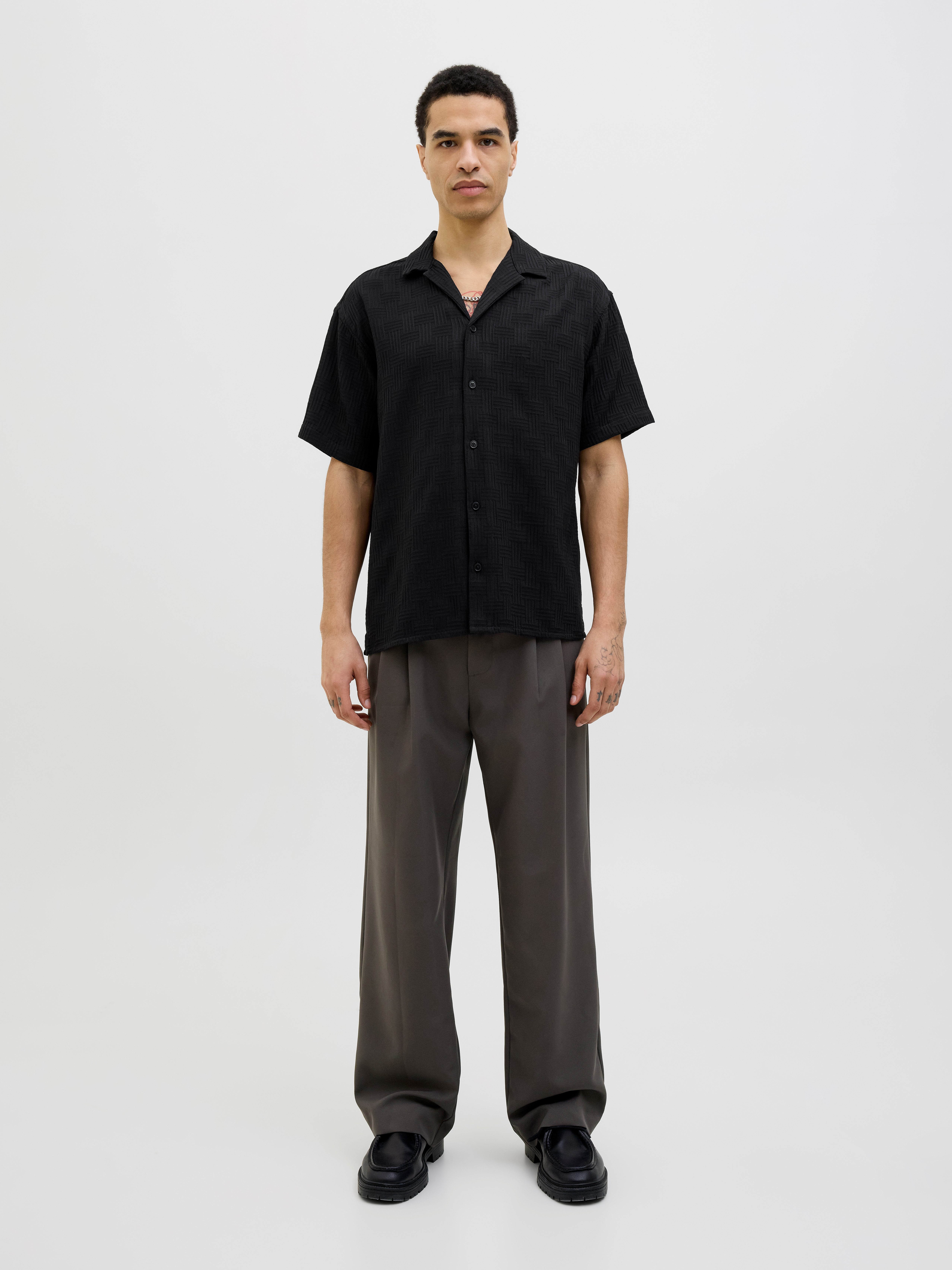 Jack & Jones Overhemd met korte mouwen JJEMATTEO RESORT SHIRT SS SN