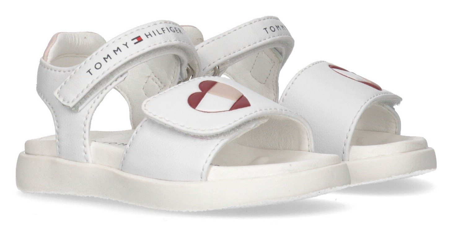 Tommy Hilfiger Sandalen HEART PRINT VELCRO SANDAL , zomerschoen, klittenbandschoen, sandaal, met...