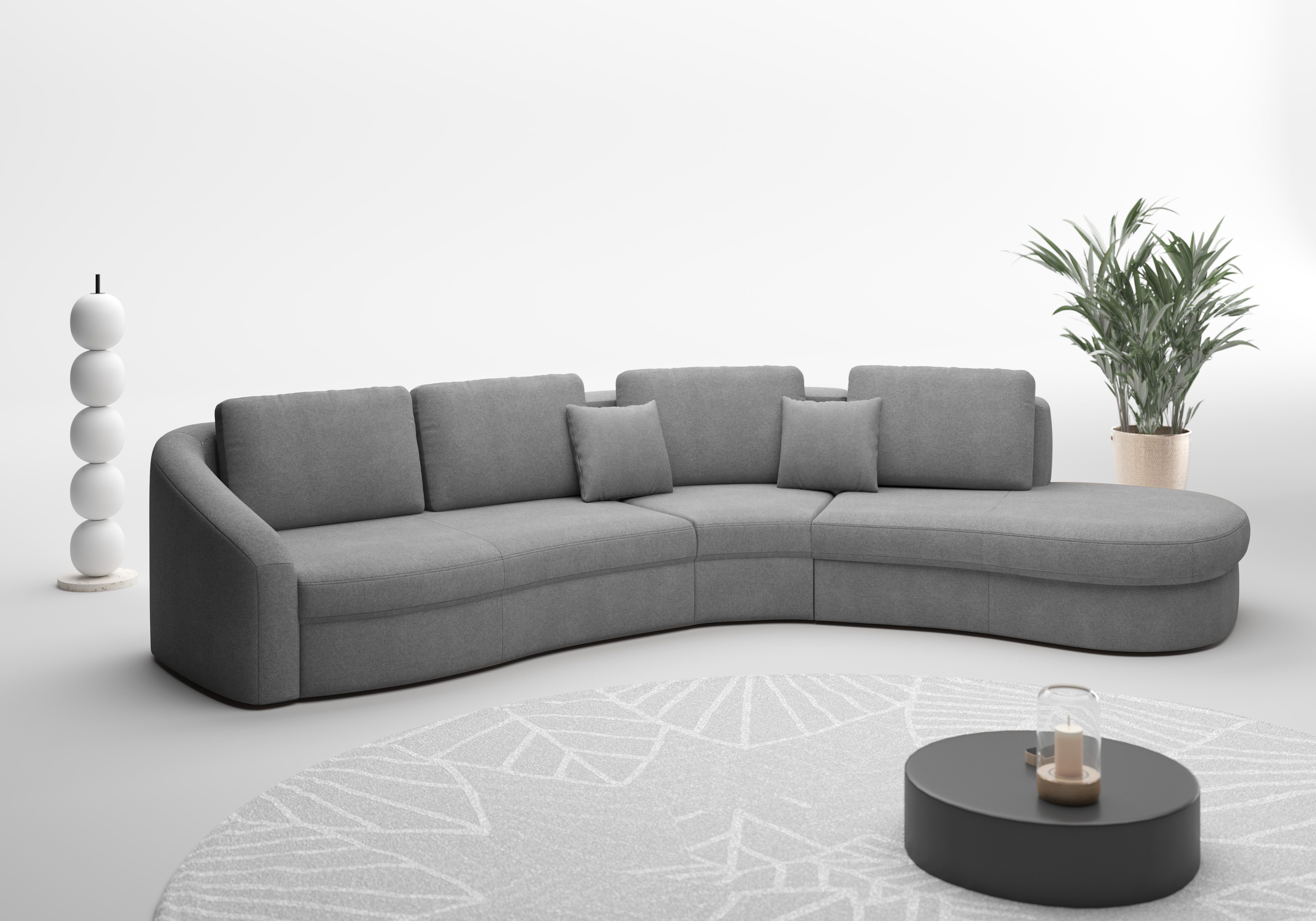 sit&more Hoekbank Jazz L-vorm In meerdere maten verkrijgbaar grijs, hoekbanken, langer Schenkel links