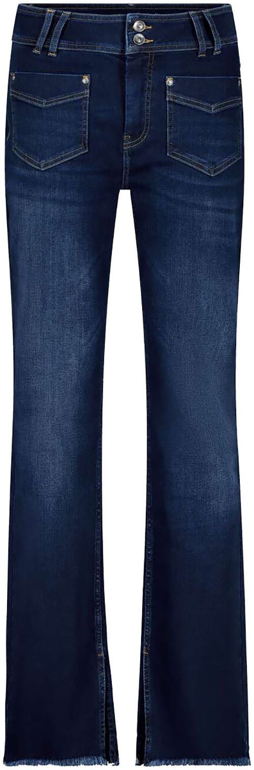 Monari Bootcut jeans met opgestikte zakken