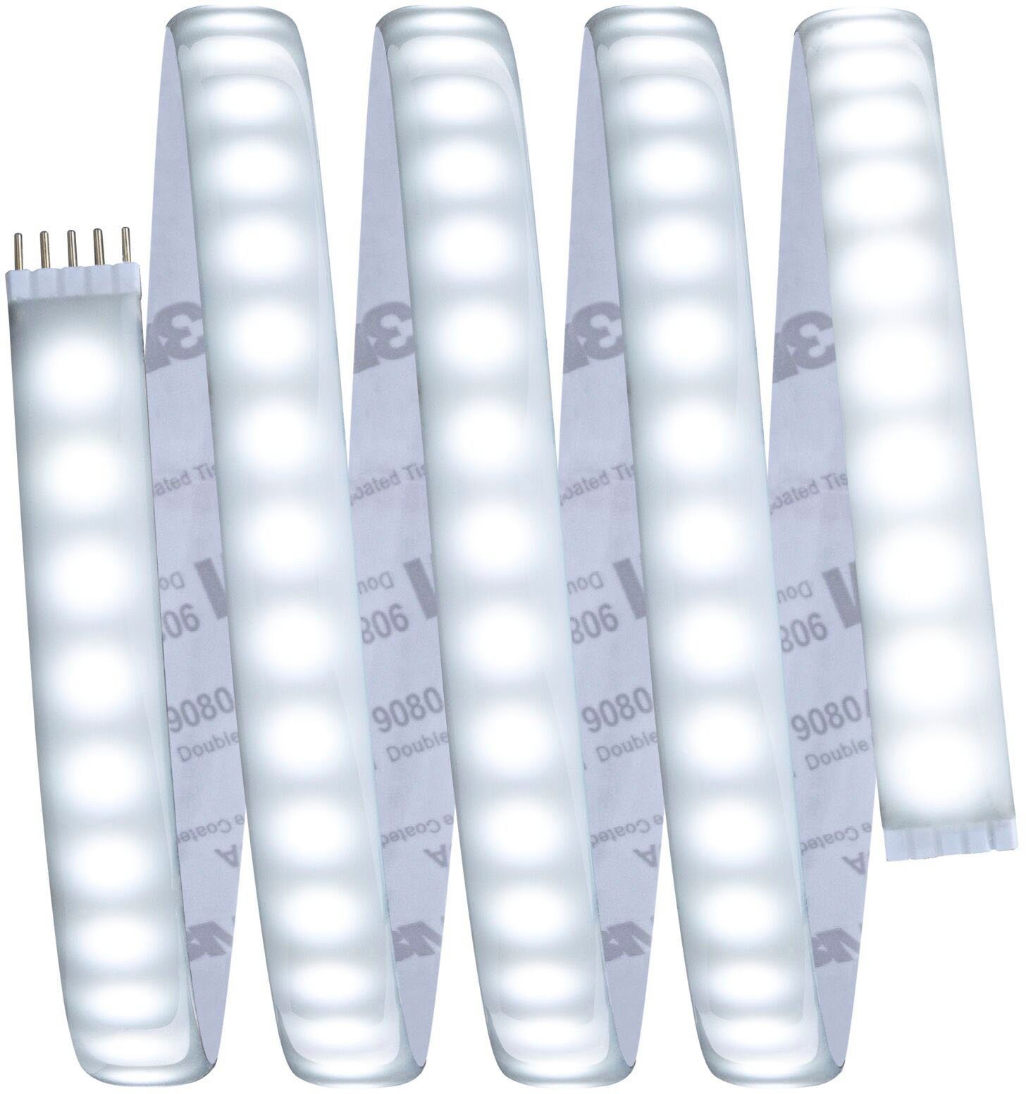 Paulmann Led-strepen MaxLED1000 Basisset 1,5m IP44 Deksel 2700-6500K 17W 230/24V 40VA zilverkleur
