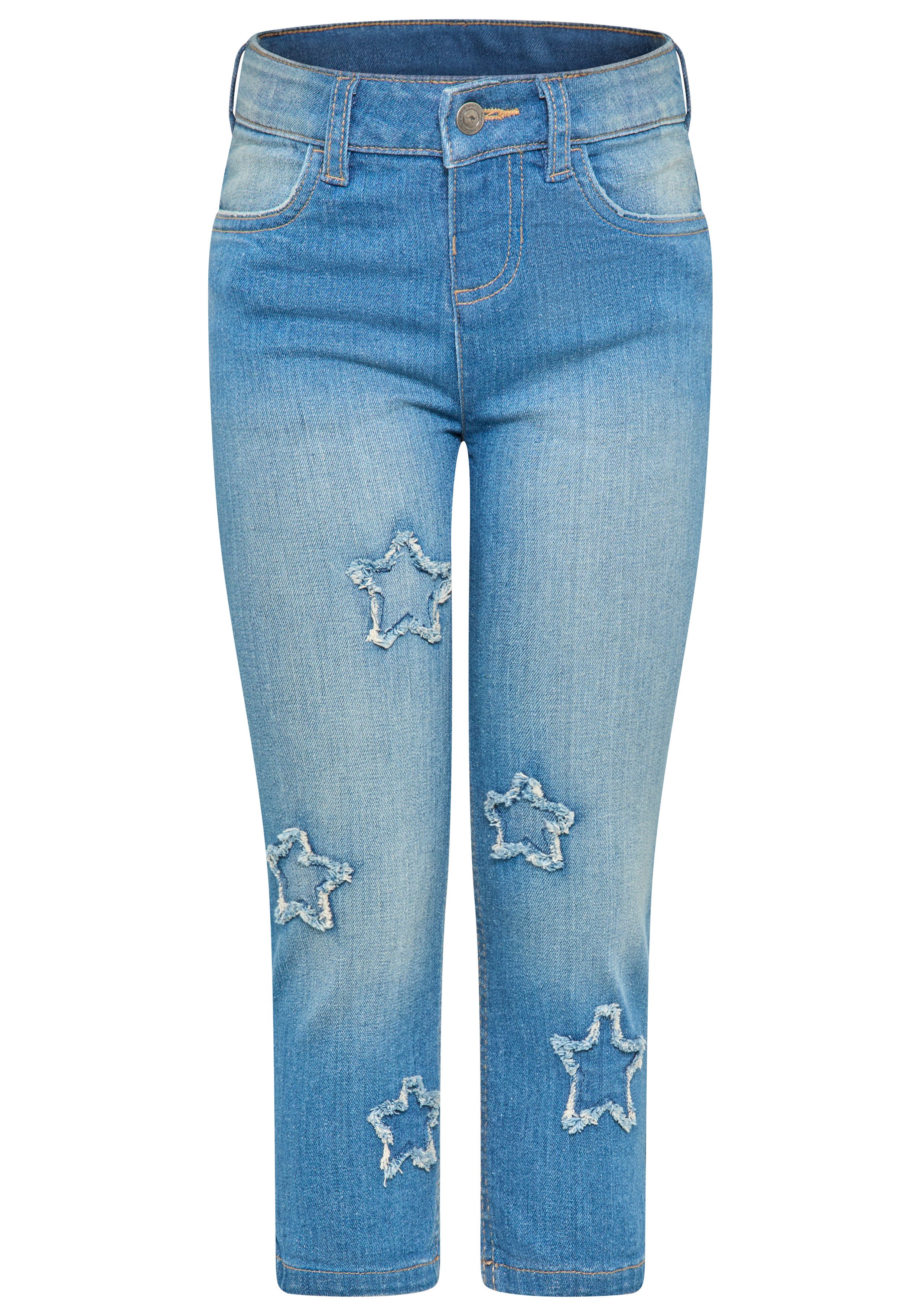 KangaROOS Stretch jeans Stretchjeans met applicatie