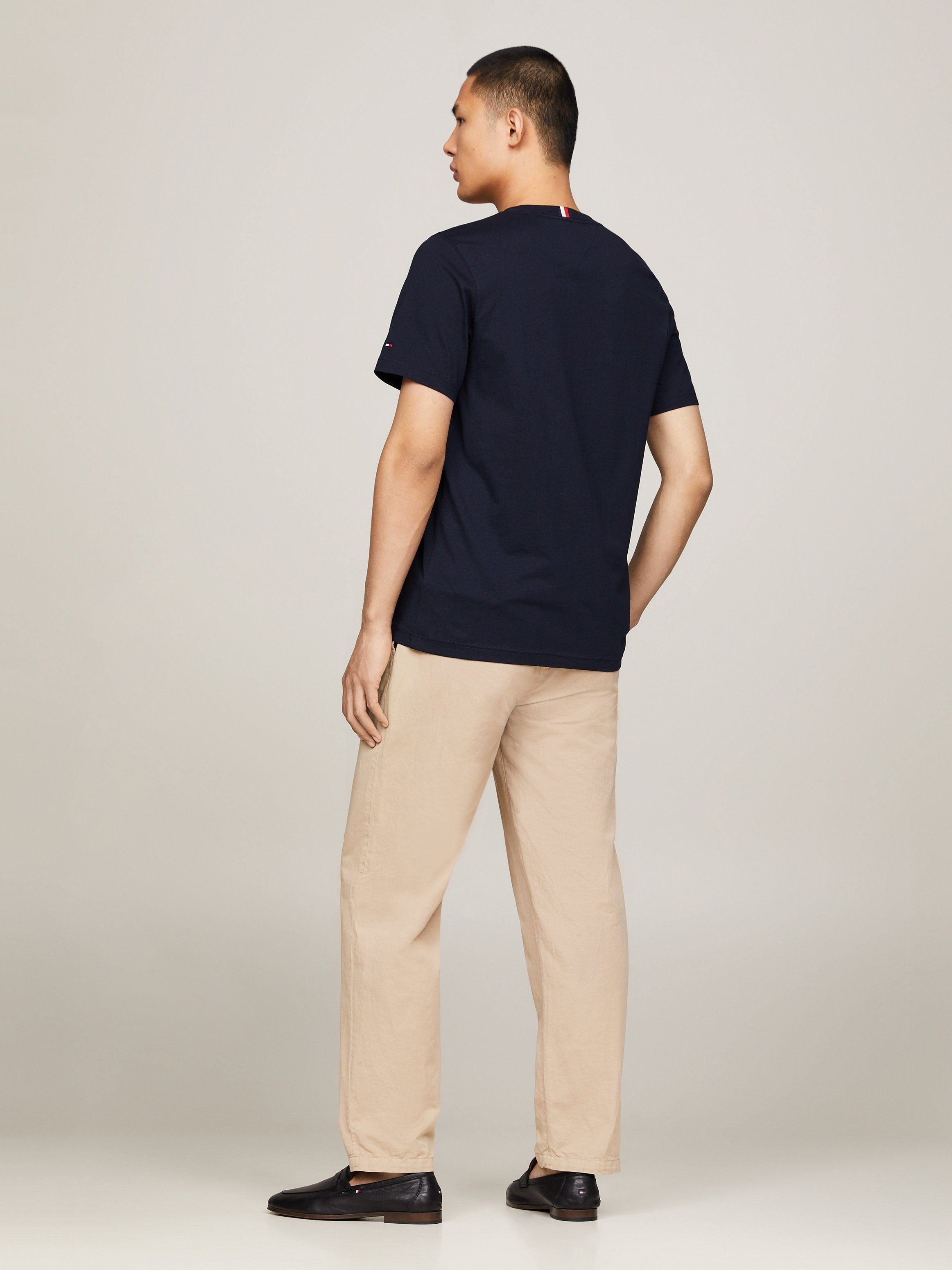 Tommy Hilfiger Shirt met print HILFIGER COIN TEE met markante print