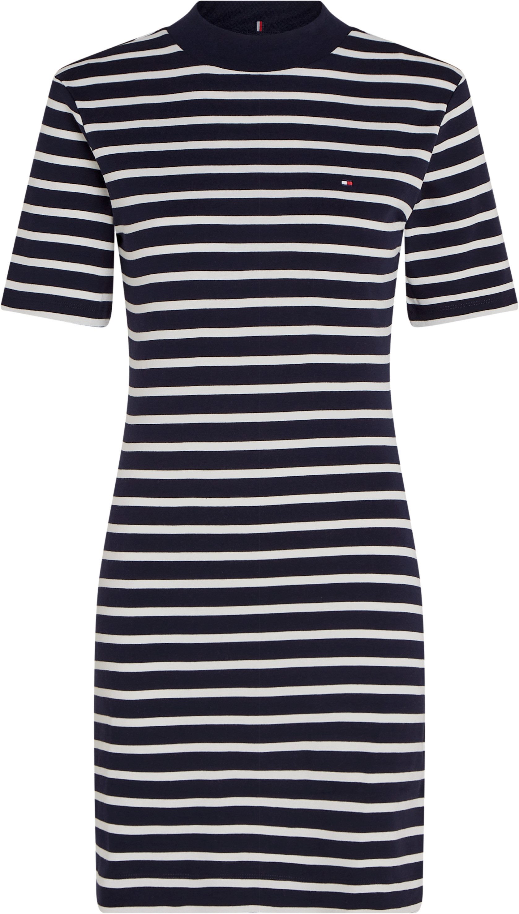 Tommy Hilfiger Shirtjurk SLIM CODY MOCK-NK DRESS