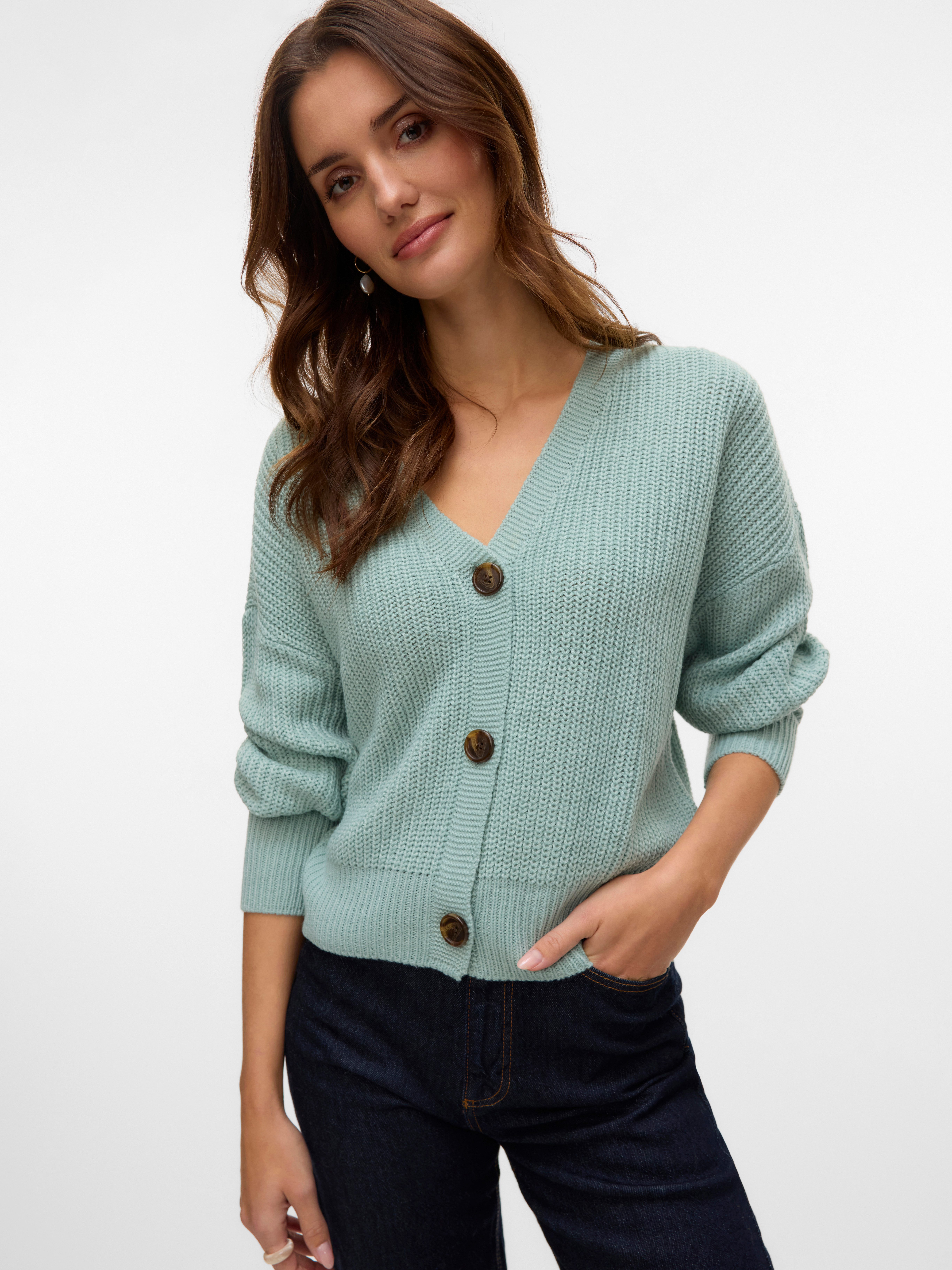 Vero Moda Vest VMLEA LS V-NECK CUFF CARDIGAN