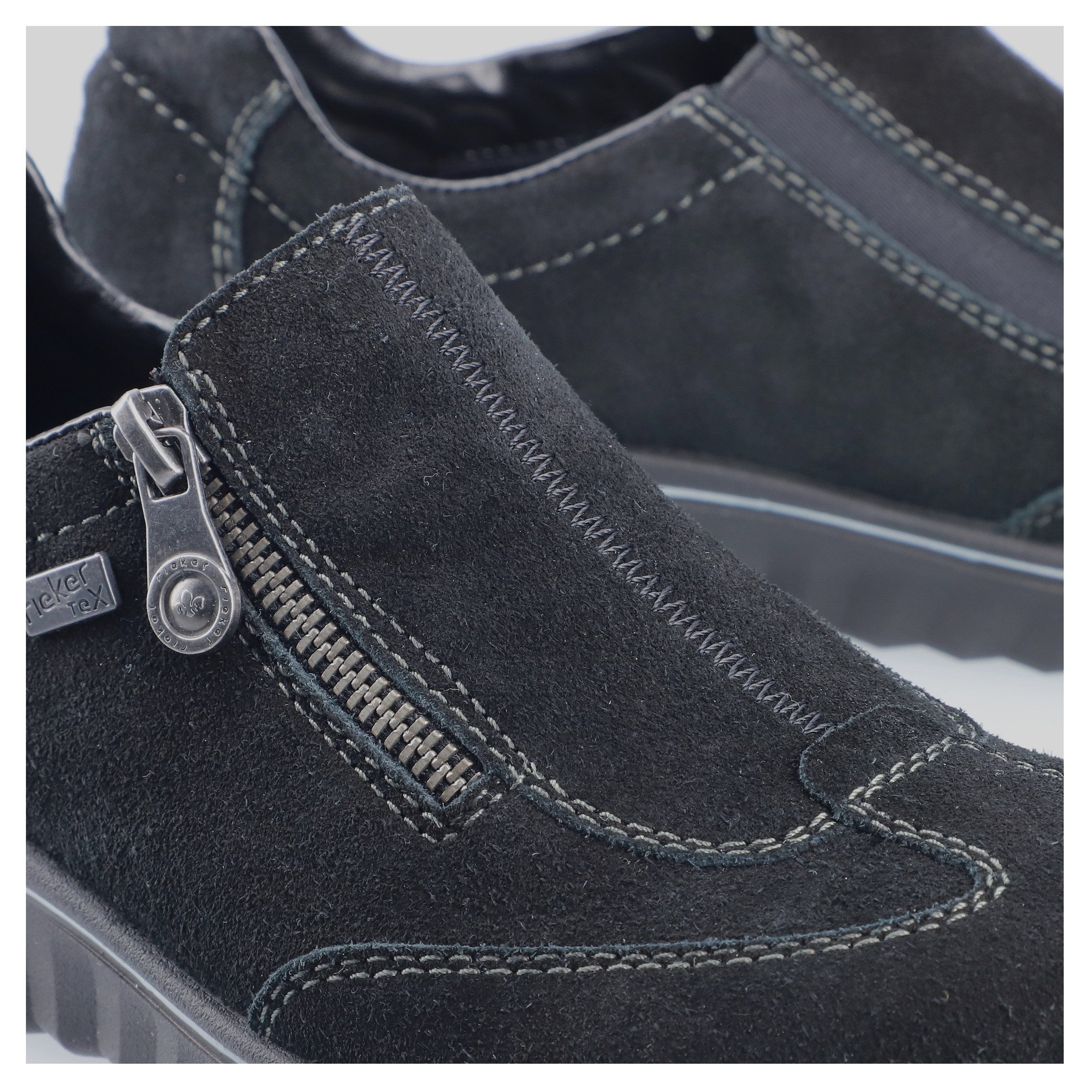 Rieker Slip-on sneakers vrijetijdsschoen, lage schoen, outdoorschoen met riekertex-membraan