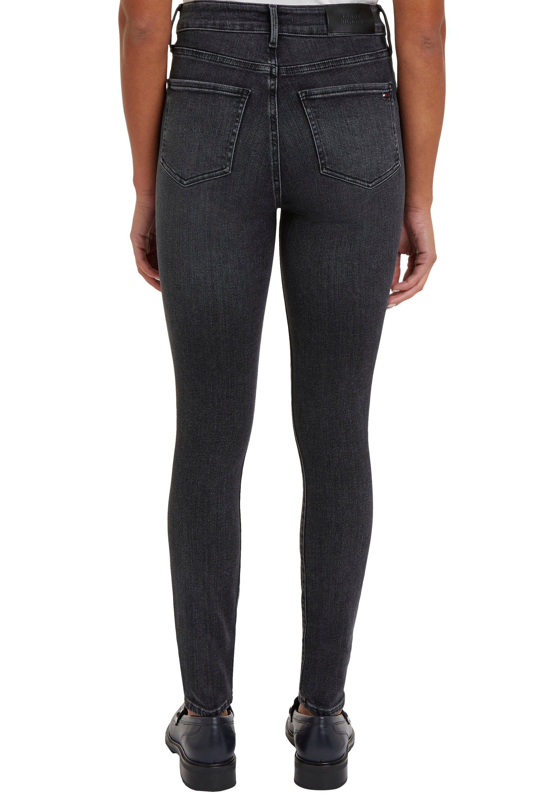 Tommy Hilfiger Skinny fit jeans HARLEM U SKINNY HW CAL met logo-badge