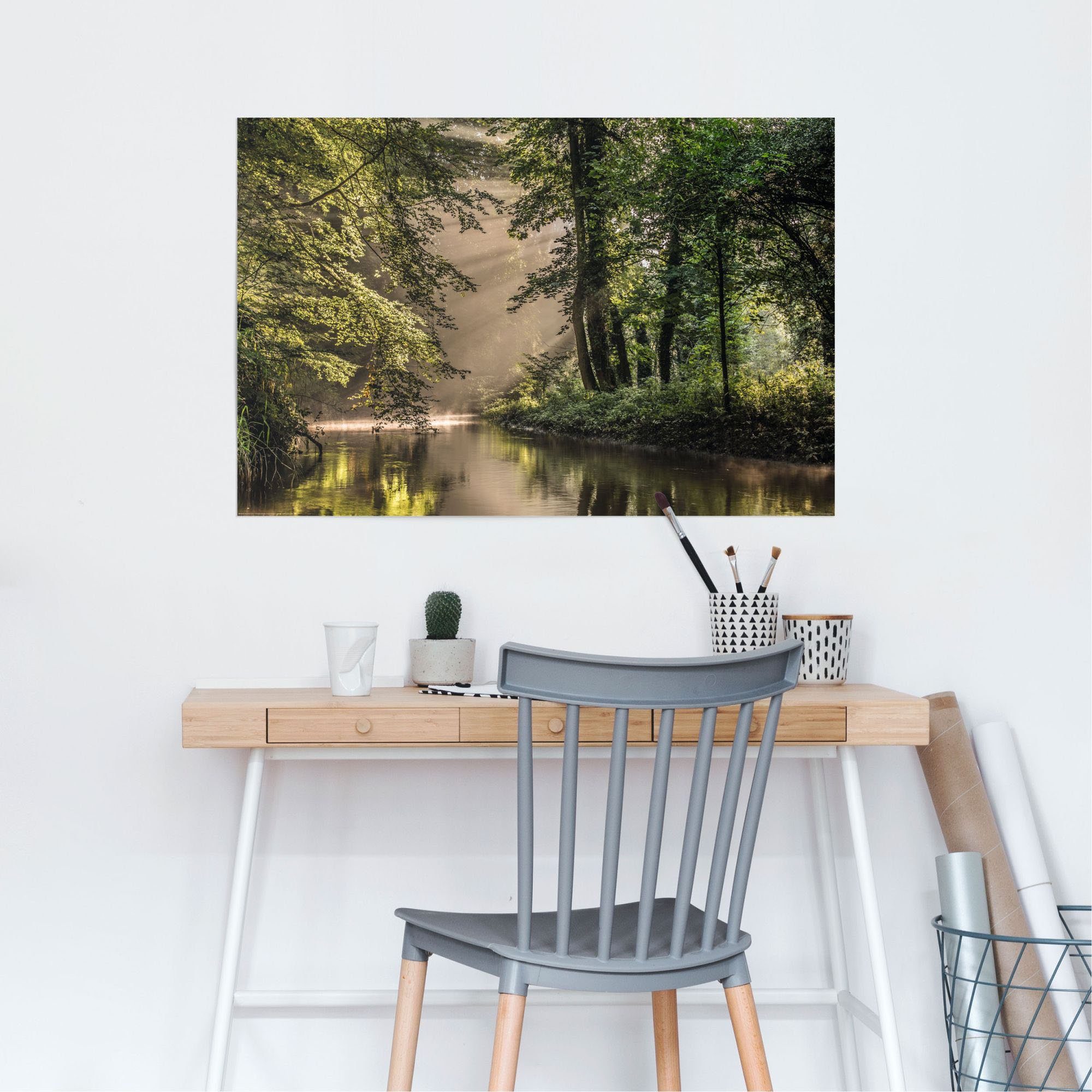 Reinders! Poster Lichtspel aan het bosmeer