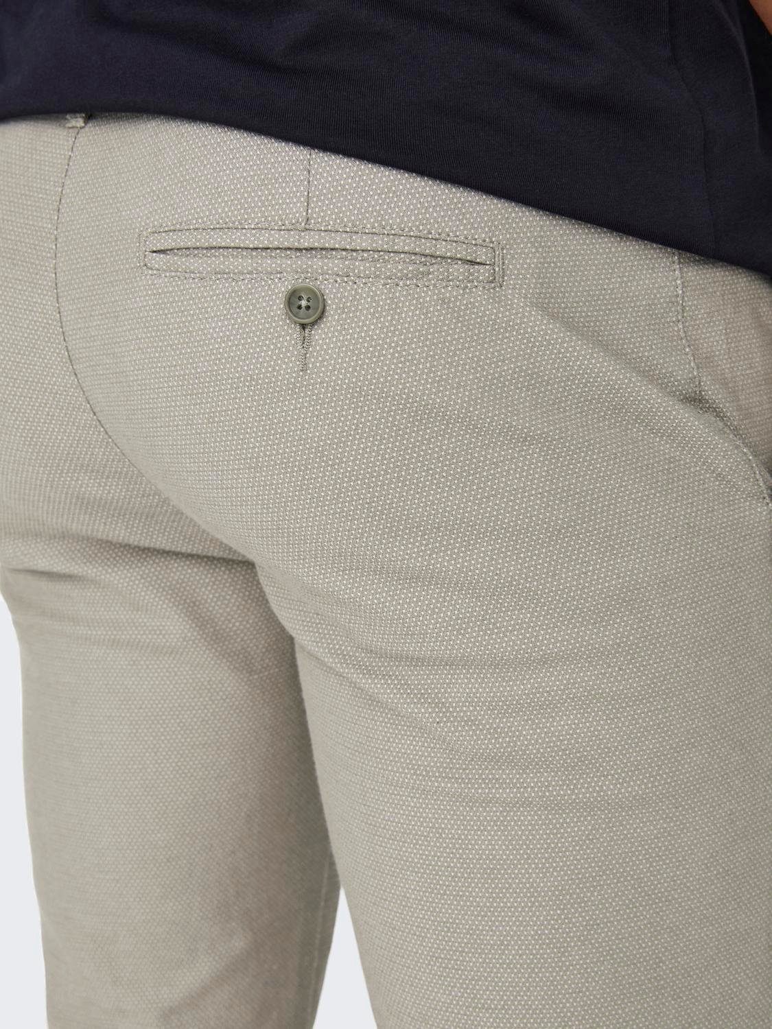 ONLY & SONS Pantalon ONSMARK PETE SLIM DOBBY 0058 PANT NOOS