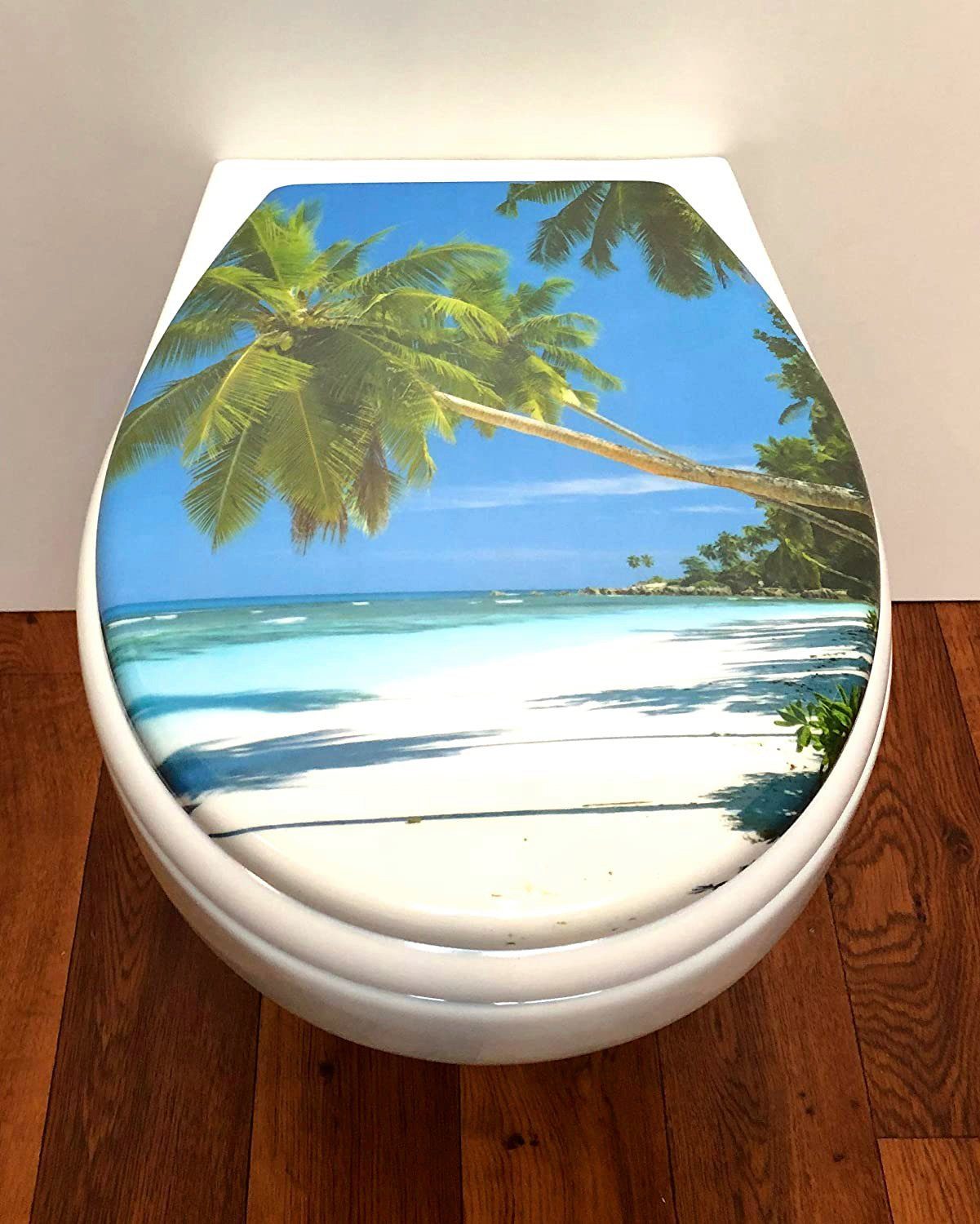 ADOB Toiletzitting Koh Samui Soft-closemechanisme, voor het schoonmaken afneembaar