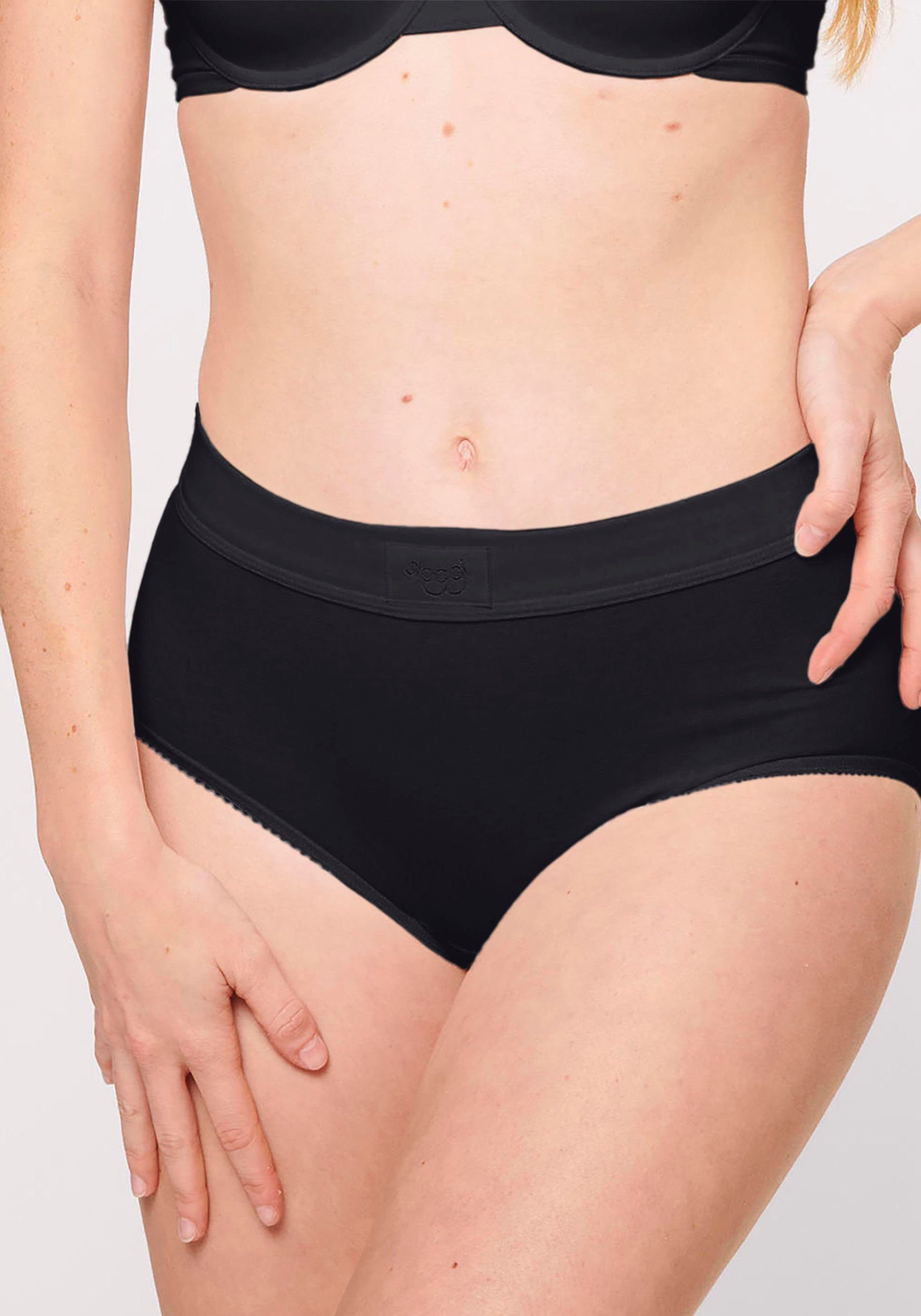 Sloggi Slip Double Comfort Maxi 2P dubbelzijdige tailleband (2 stuks, Set van 2)