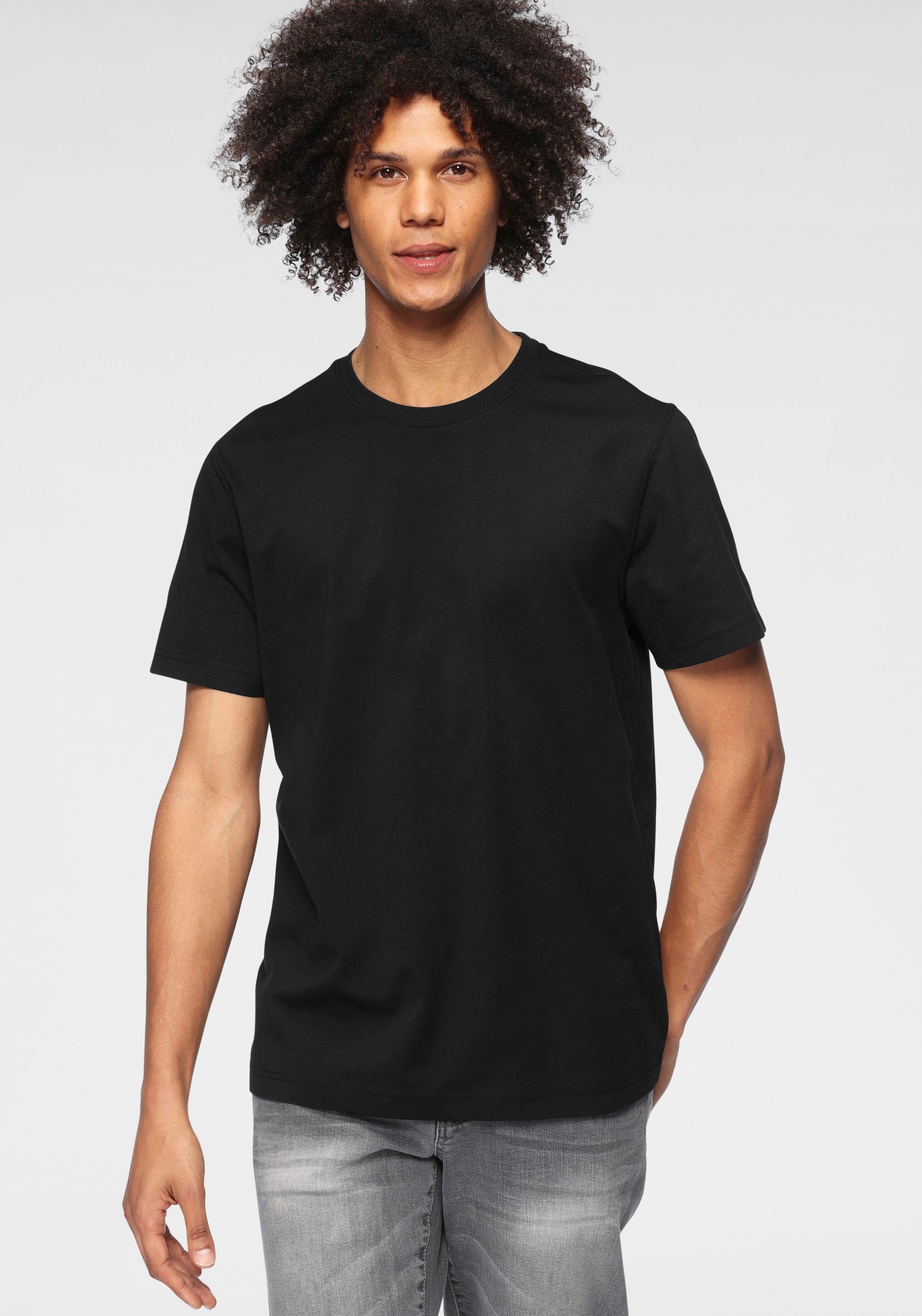 OTTO products T-shirt GOTS-gecertificeerd – van bio-katoen Korte mouwen, basic, van single jersey, van 100% katoen