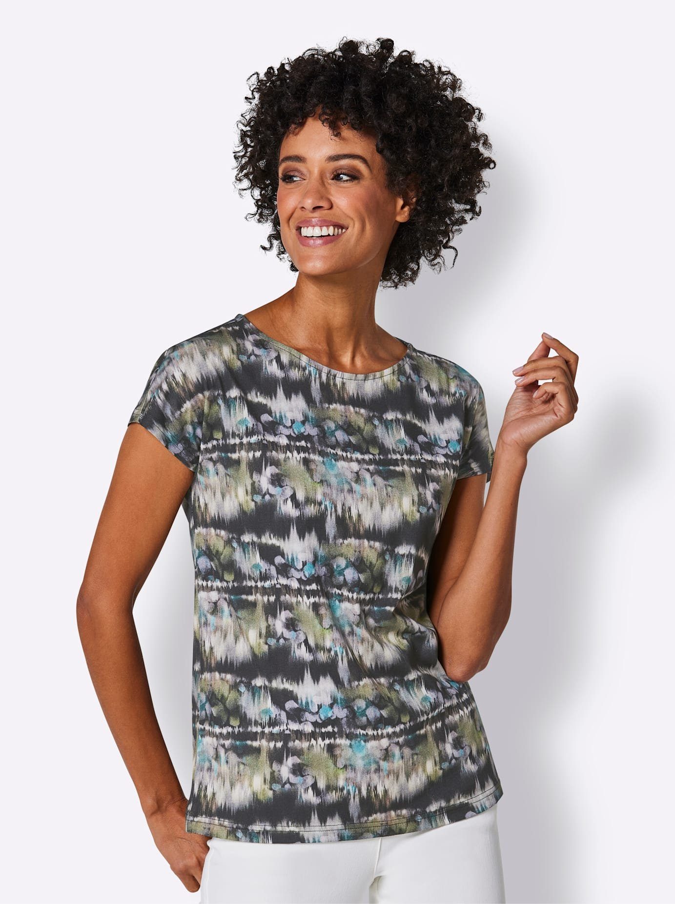 CREATION L PREMIUM Shirt met print Modal-shirt (1-delig)