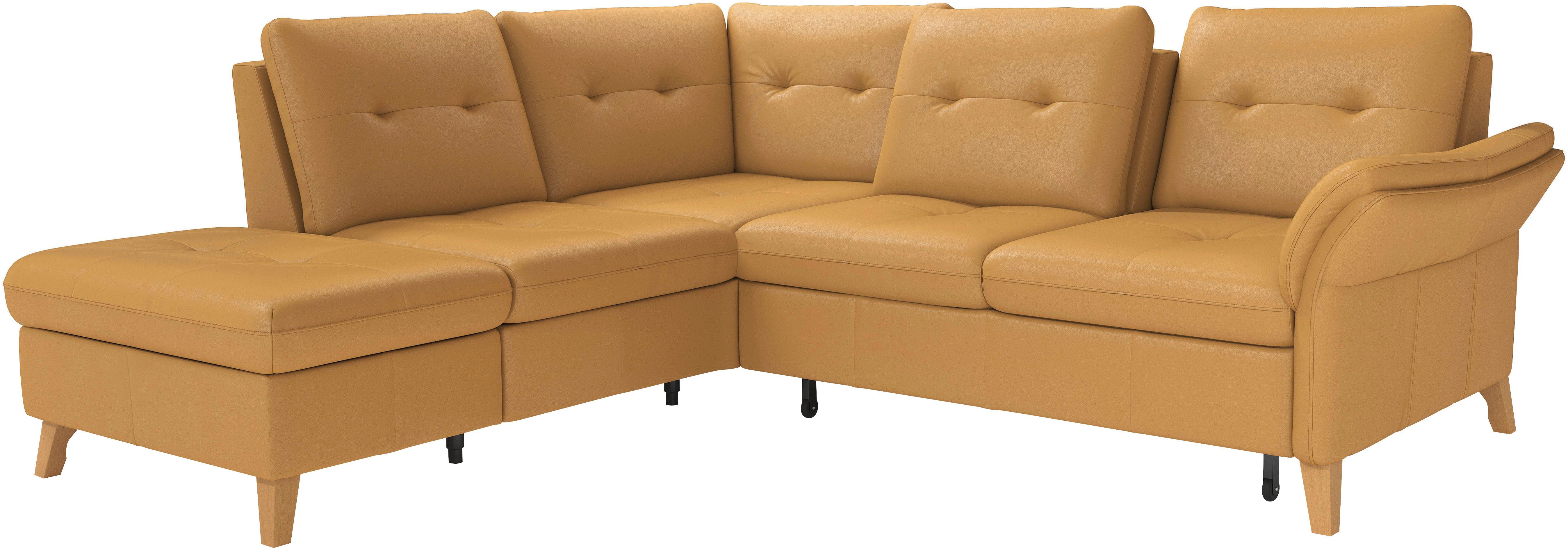 sit&more Hoekbank Göteborg inclusief zitdiepteverstelling, optioneel met bedfunctie & bedlade