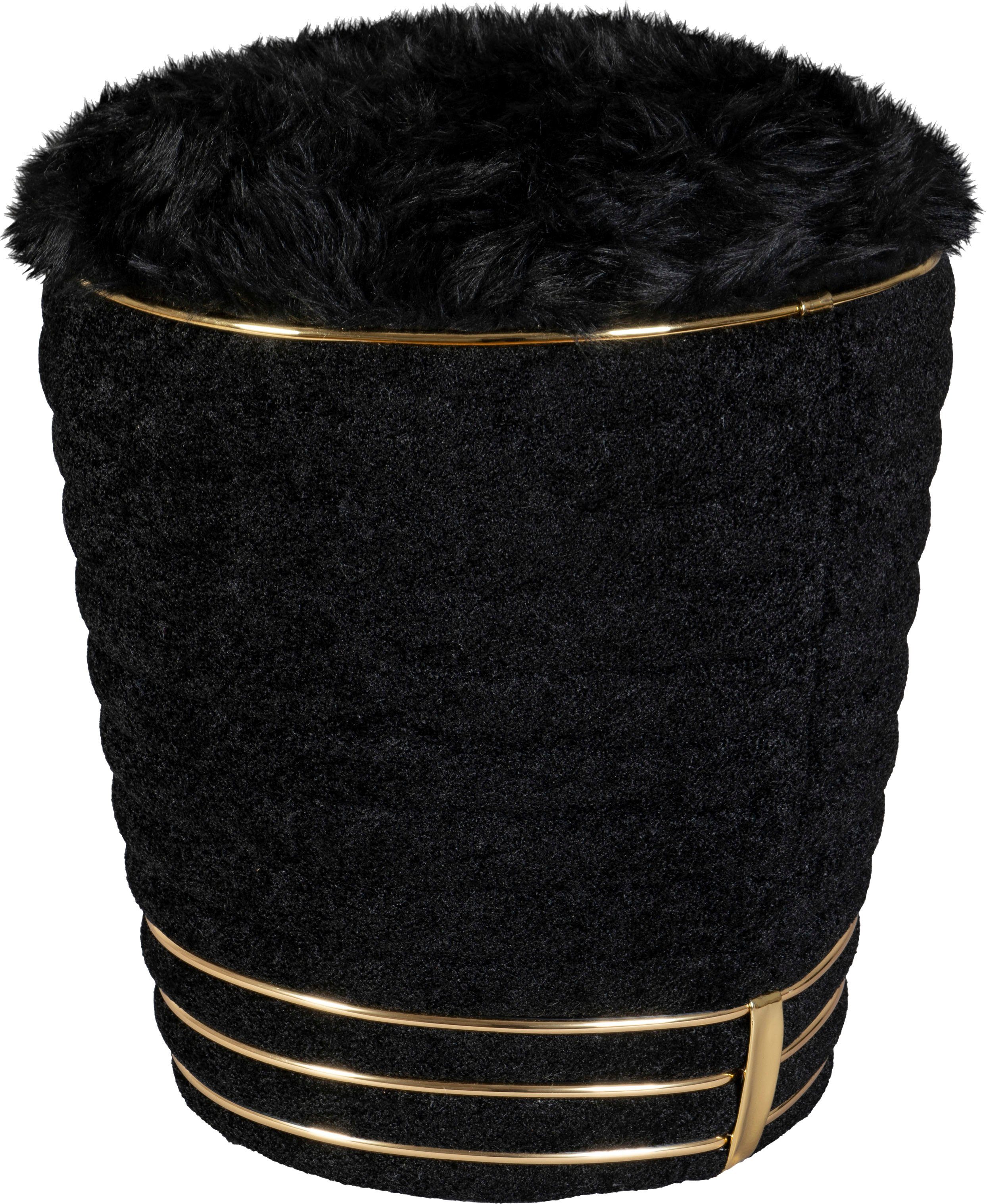 Kayoom Zithocker Kruk Doric, trendy look, esthetische kleurstelling, mooie stiksels comfortabel, hoogwaardig, onderhoudsvriendelijk, hoogwaardige materialen (1 stuk)