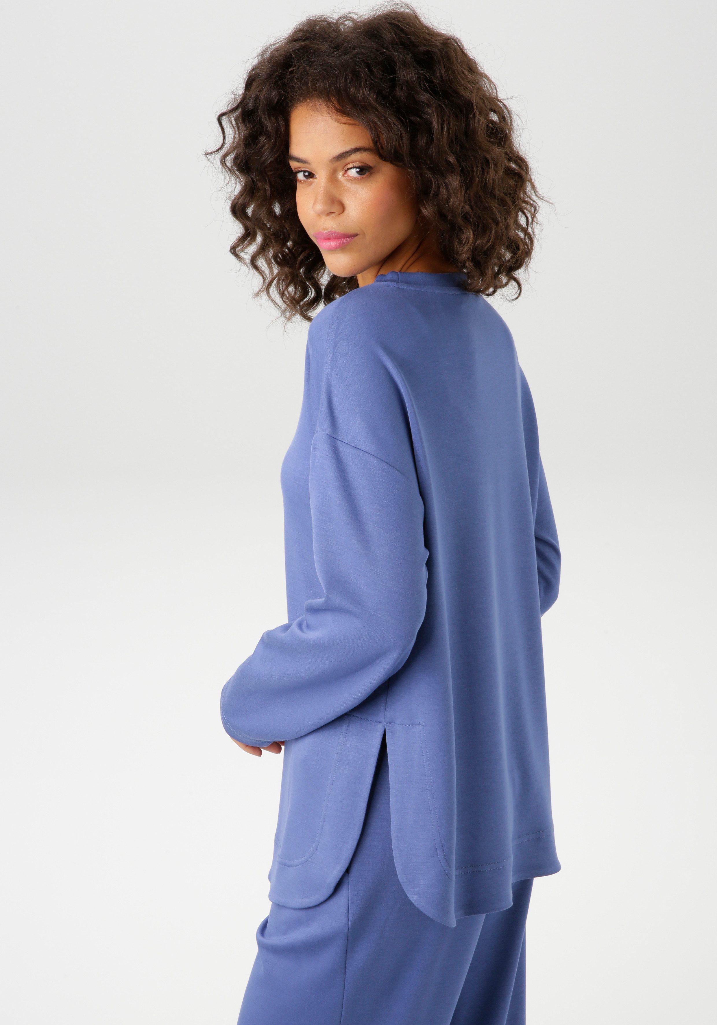 Aniston CASUAL Sweatshirt in trendy kleurenpalet