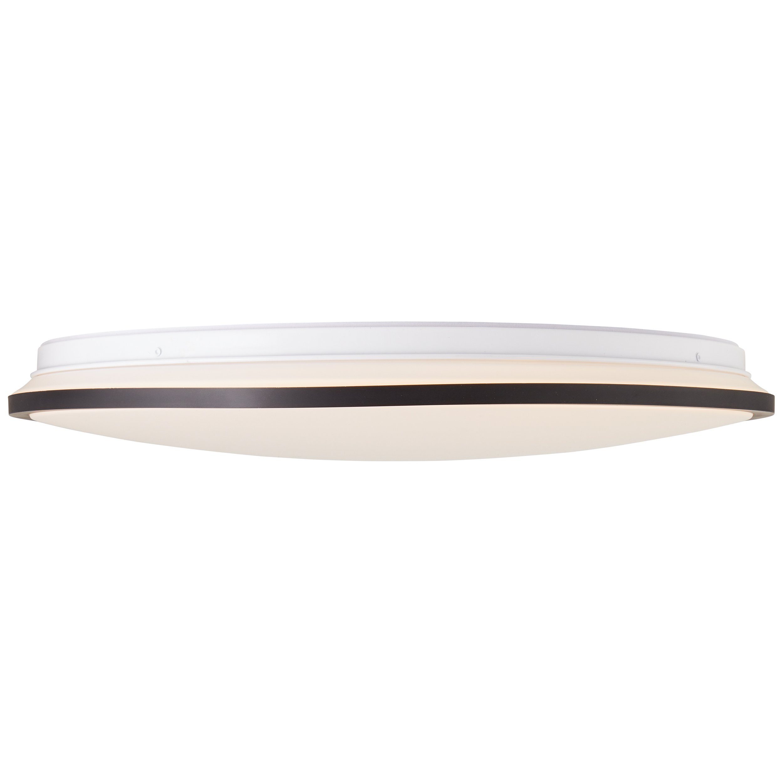Brilliant Leuchten Led-plafondlamp Heida 3000 lm, ø 49 cm, metaal/kunststof, zwart