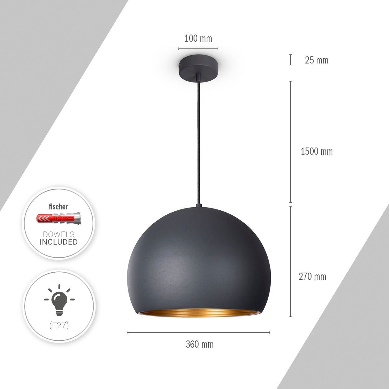 Paco Home Hanglamp John