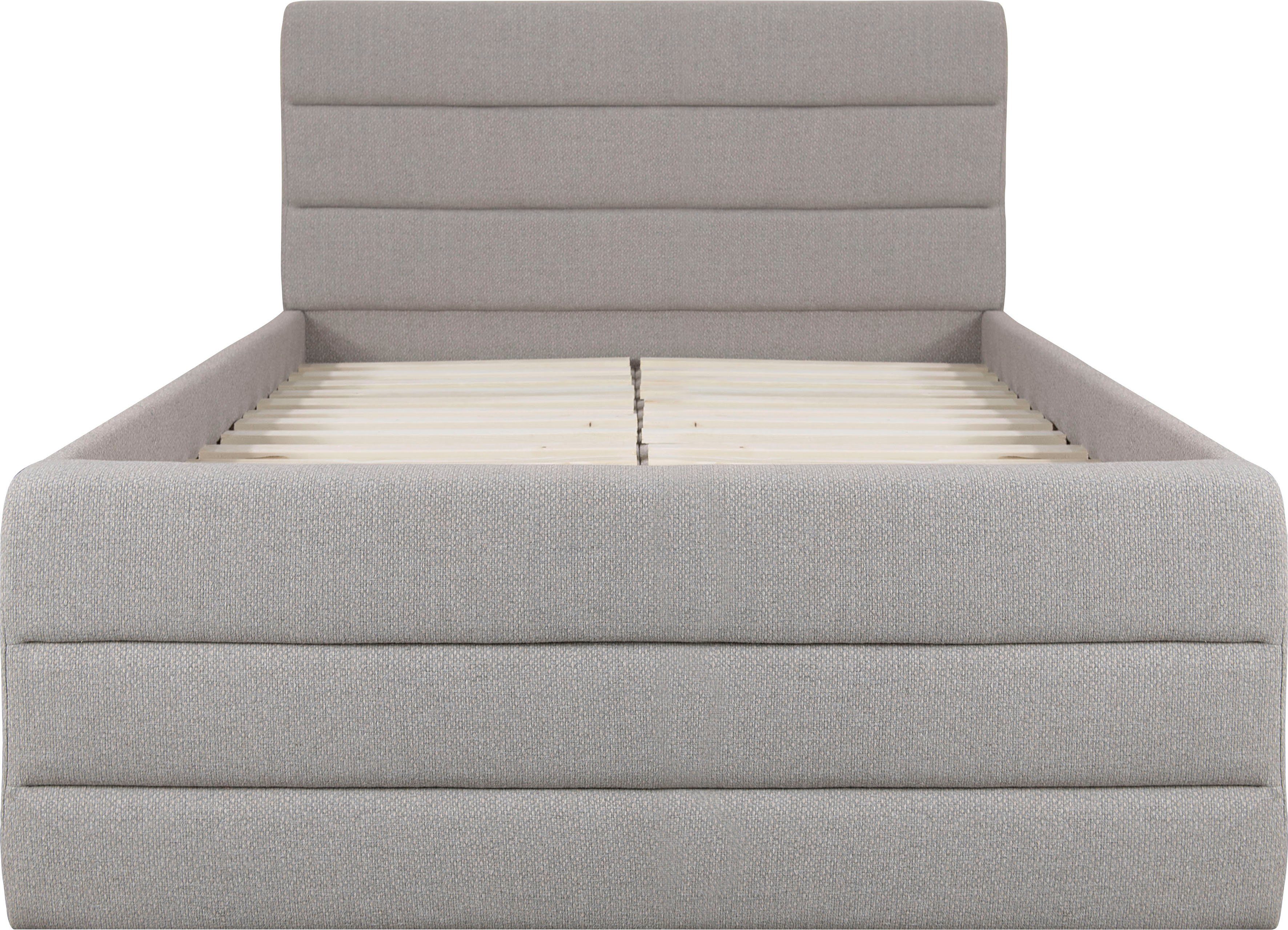 OTTO products Gestoffeerd bed Merrit Dwarsnaad in het hoofd- en voetbord, in 5 breedten, ook in 220 cm lang