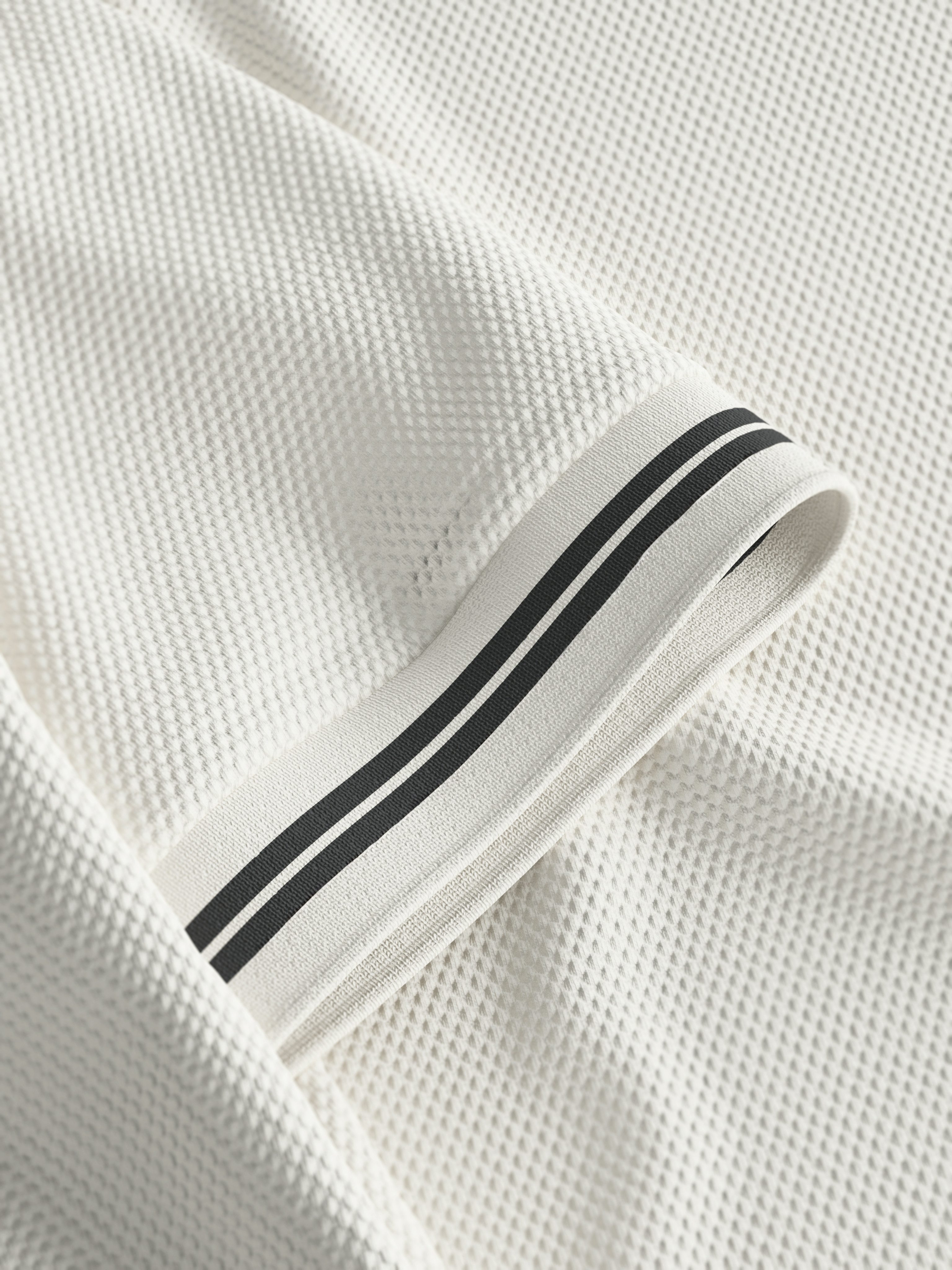 Joop Jeans Poloshirt Amare met gestreepte details aan de mouwen