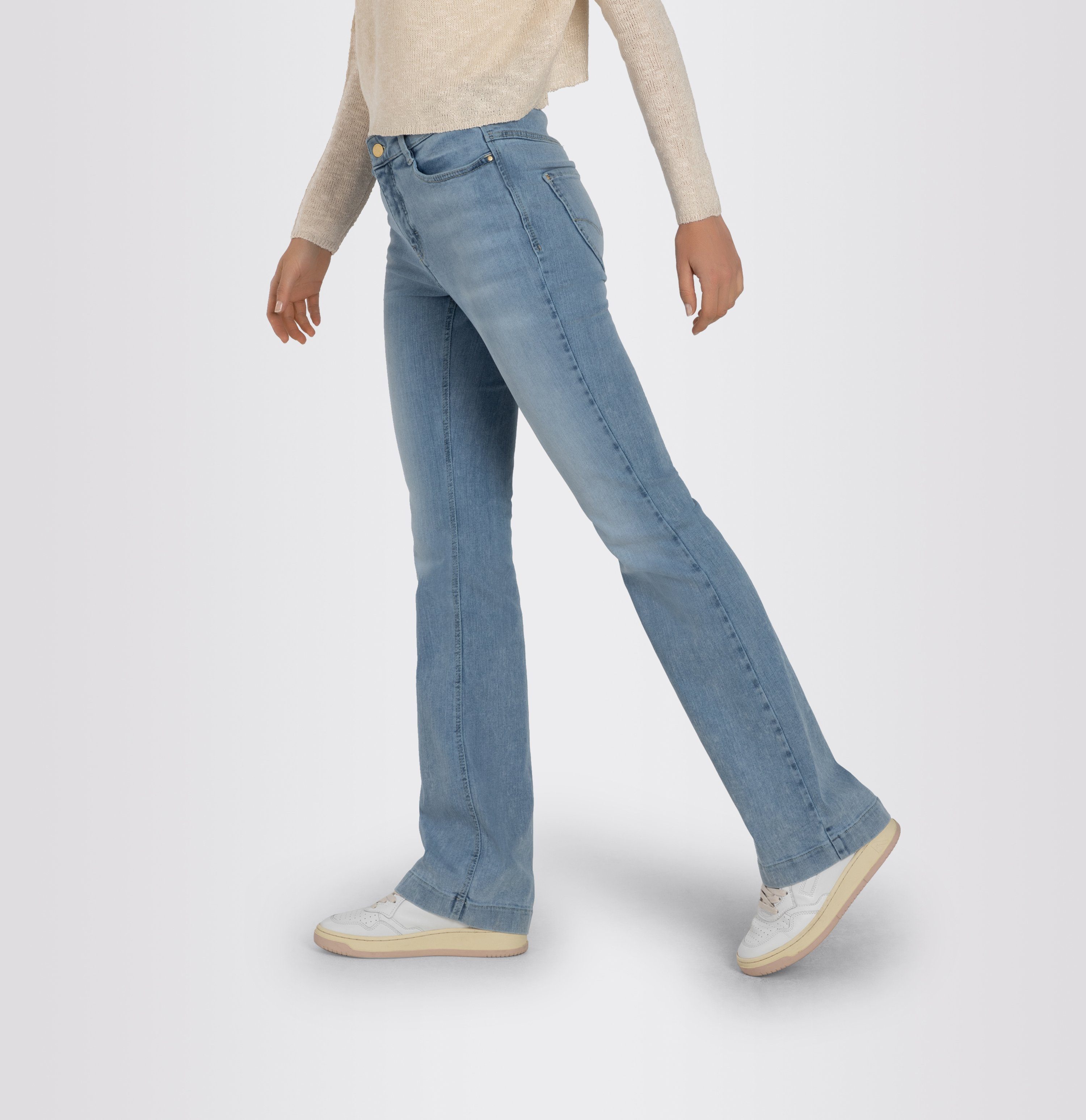 MAC Bootcut jeans Dream-Boot Recht belijnd met iets uitlopende pijpen