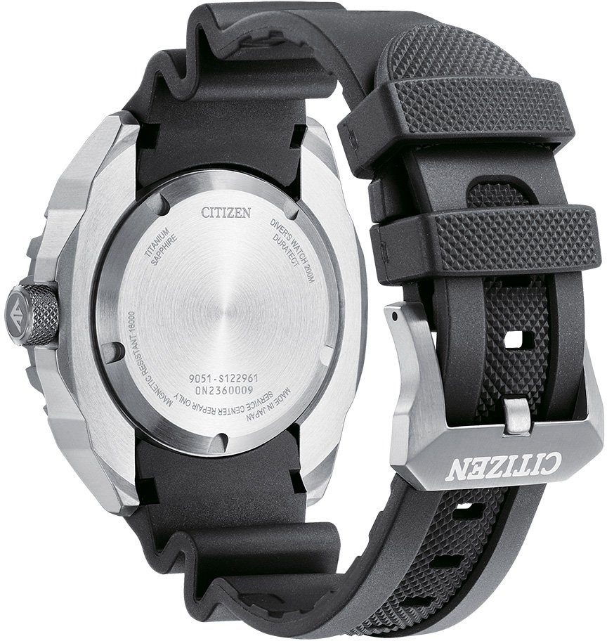Citizen Automatisch horloge Promaster Mechanical Diver Horloge, herenhorloge, duikhorloge, tot 20 bar waterdicht, saffierglas (set, 2-delig, Met extra verlengingsband in zwart)