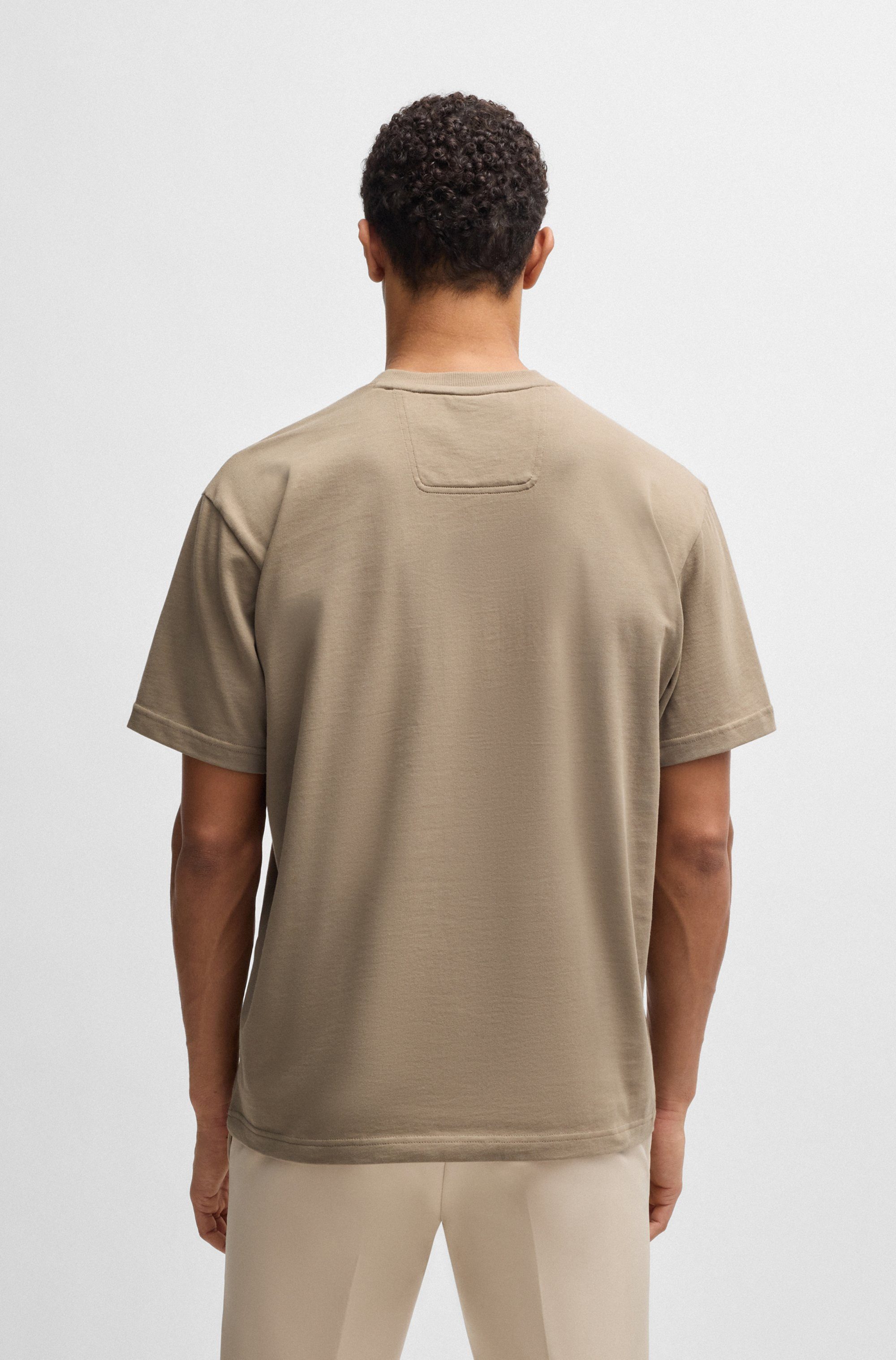BOSS GREEN T-shirt Thee met een ronde hals