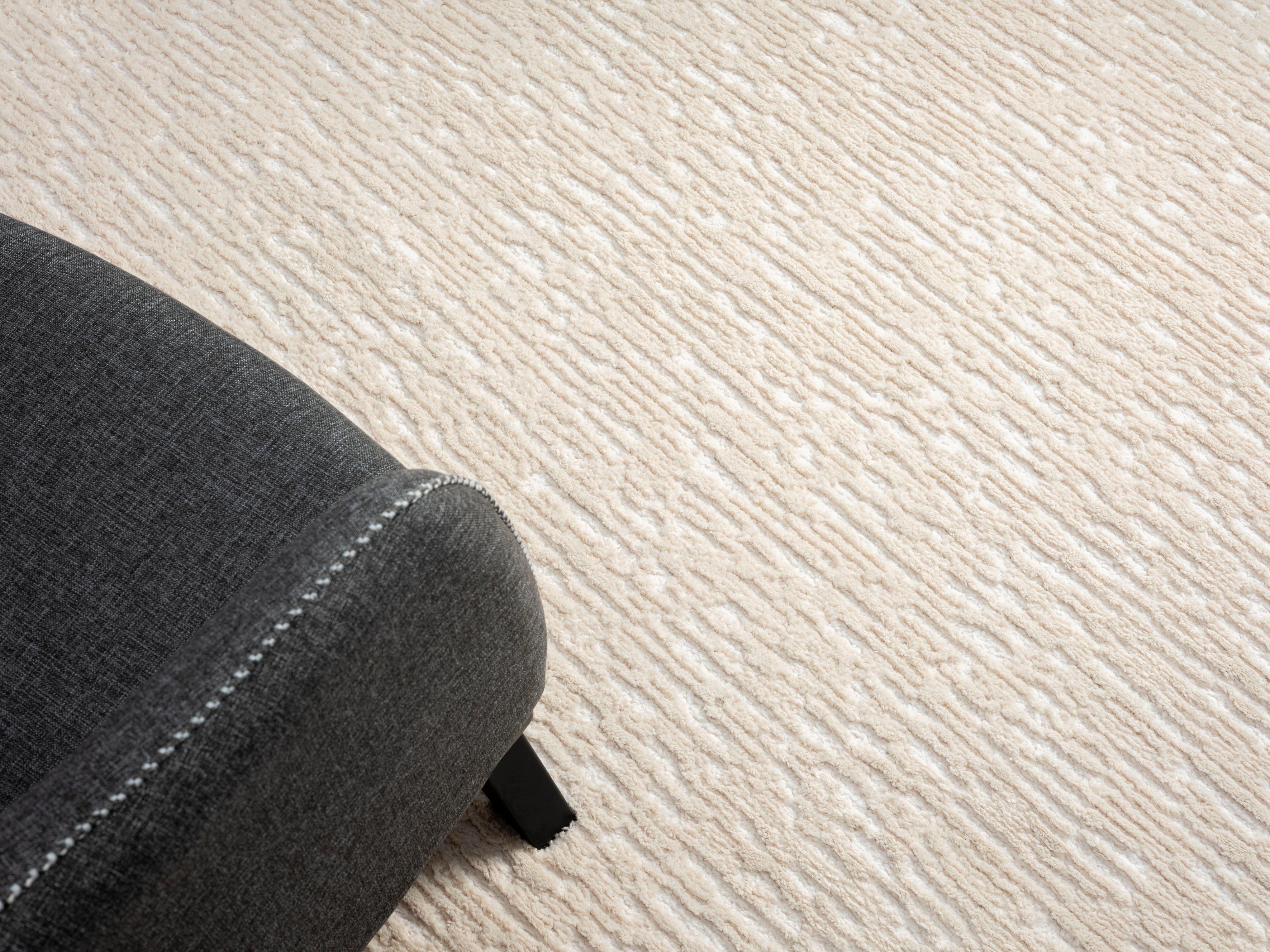 Myflair Möbel & Accessoires Hoogpolig vloerkleed Moroccan Pureness moderne tapijt, uni-kleuren, fluffy zacht door hoogpolig