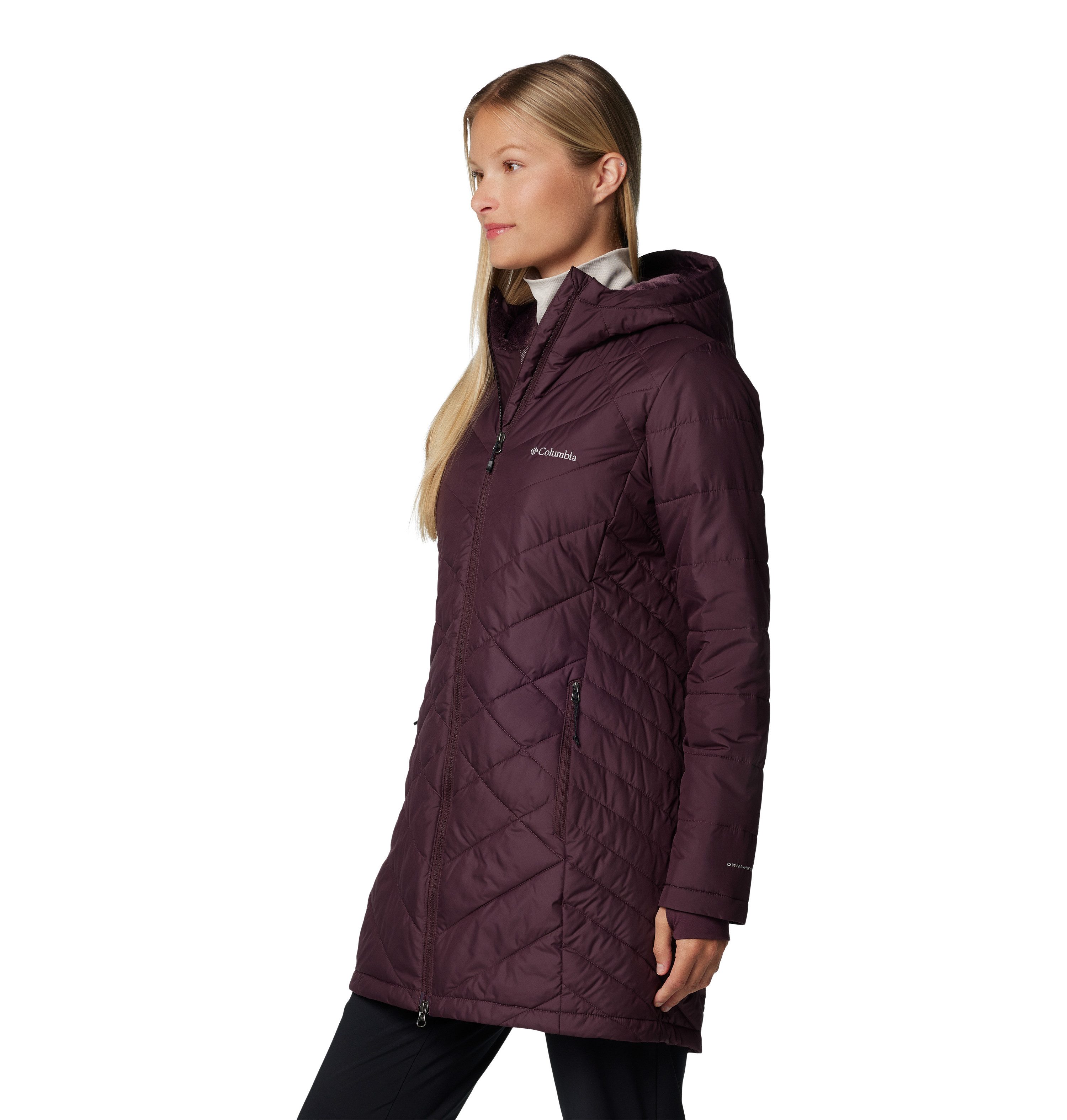 Columbia Gewatteerde jas HEAVENLY LONG HOODED JACKET (1-delig)