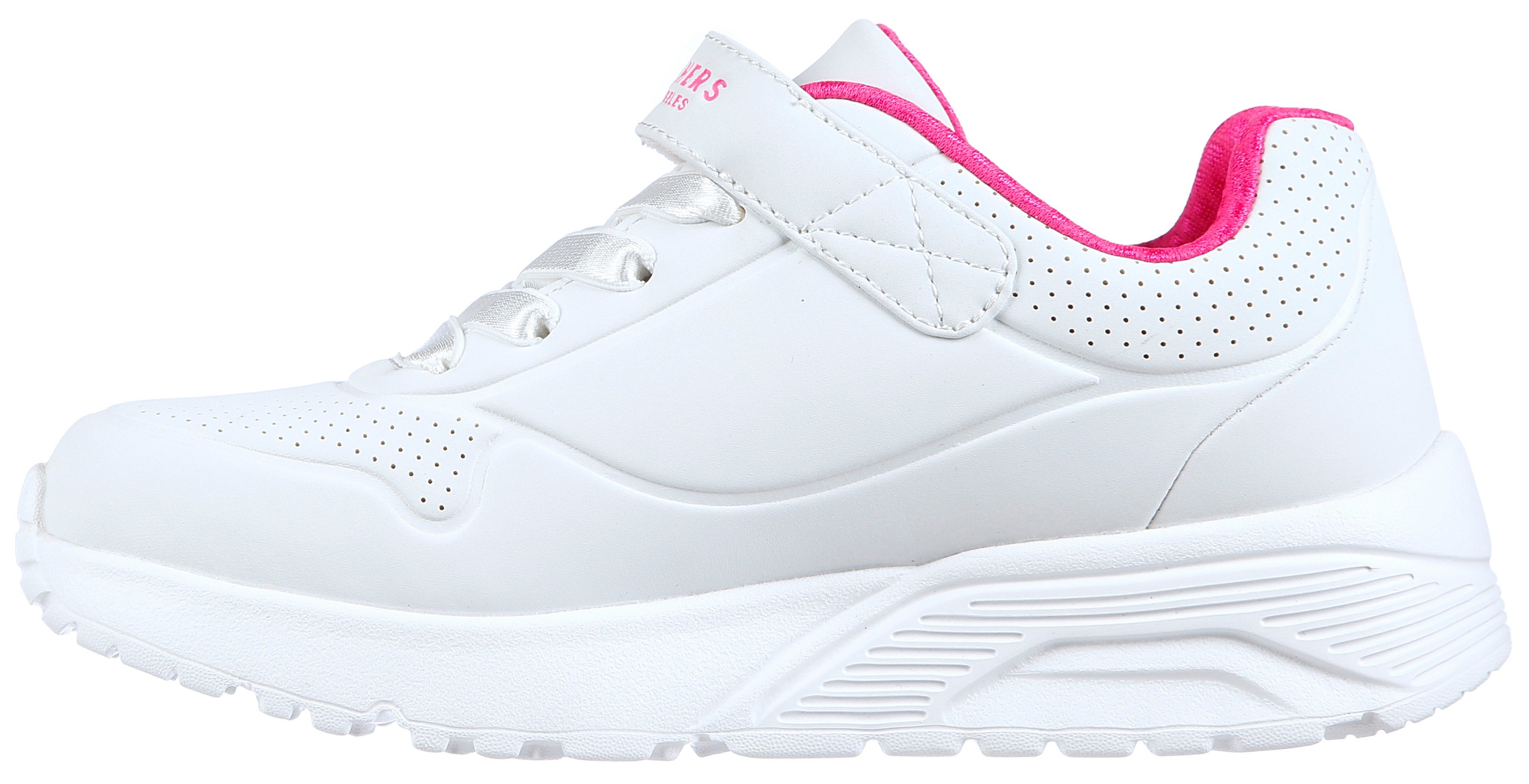 Skechers Sneakers UNO LITE Plateausneaker, retro sneaker, klittenbandschoen in monochrome look