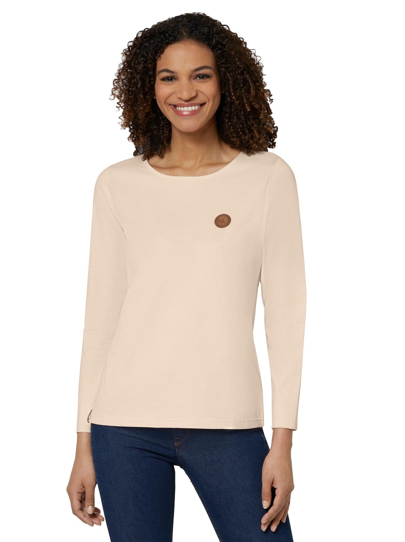 Casual Looks Shirt met ronde hals Shirt (1-delig)