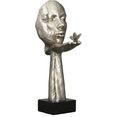 gilde decoratief figuur sculptuur desire, antiek-finish (1 stuk) zilver