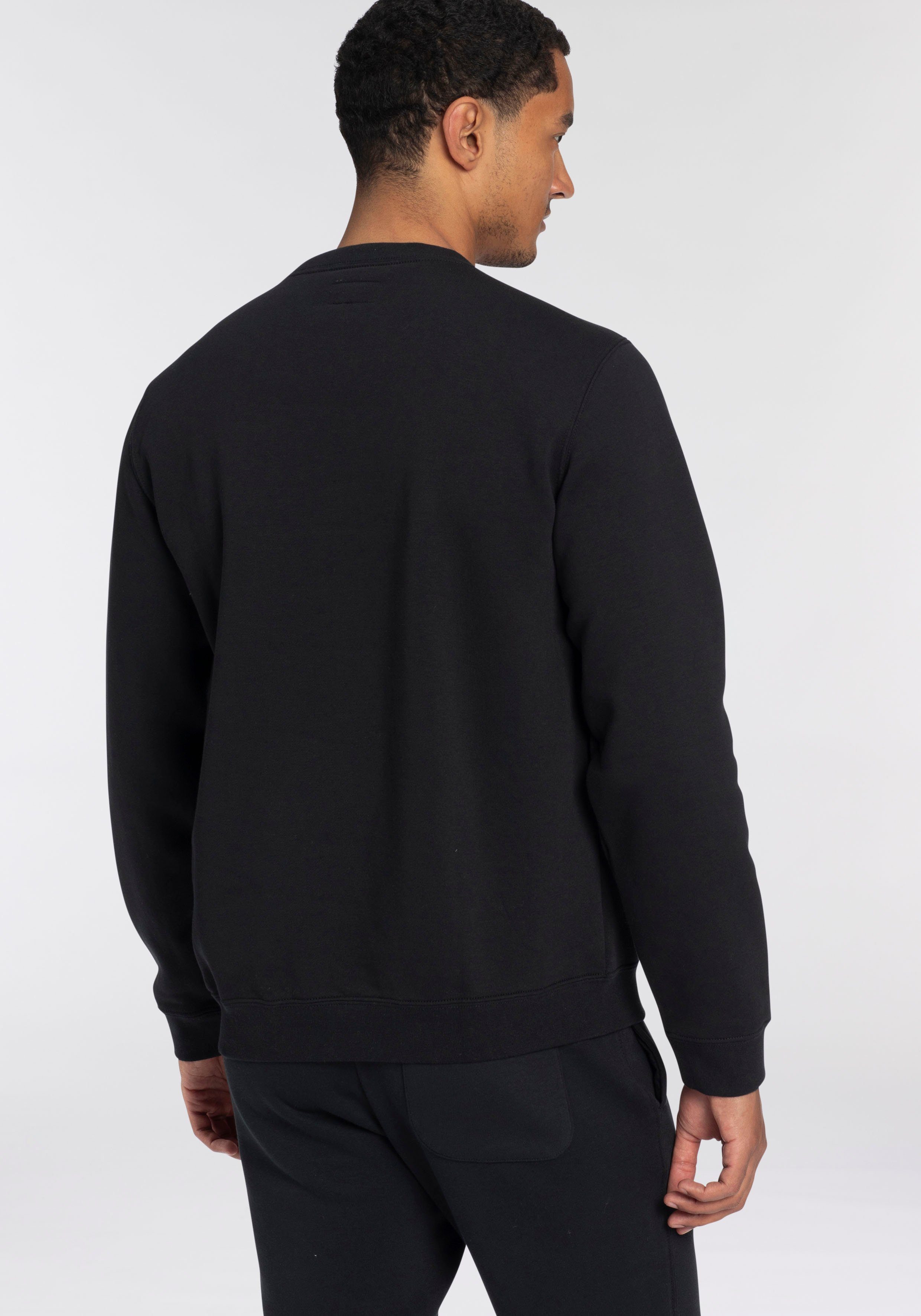 Converse Sweatshirt GO-TO EMBROIDERED STAR CHEVRON BRUSHED BACK FLEECE CREW SWEATSHIRT