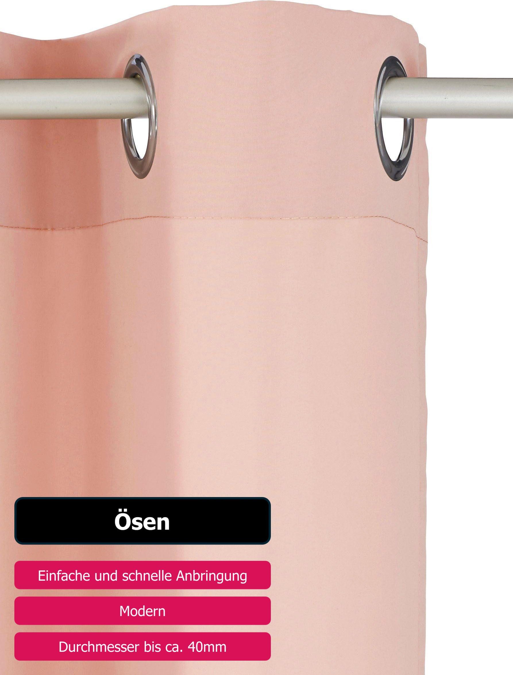 my home Gordijn Raja 2-pack, bestseller, effen, modern, onderhoudsvriendelijke microvezel (2 stuks)