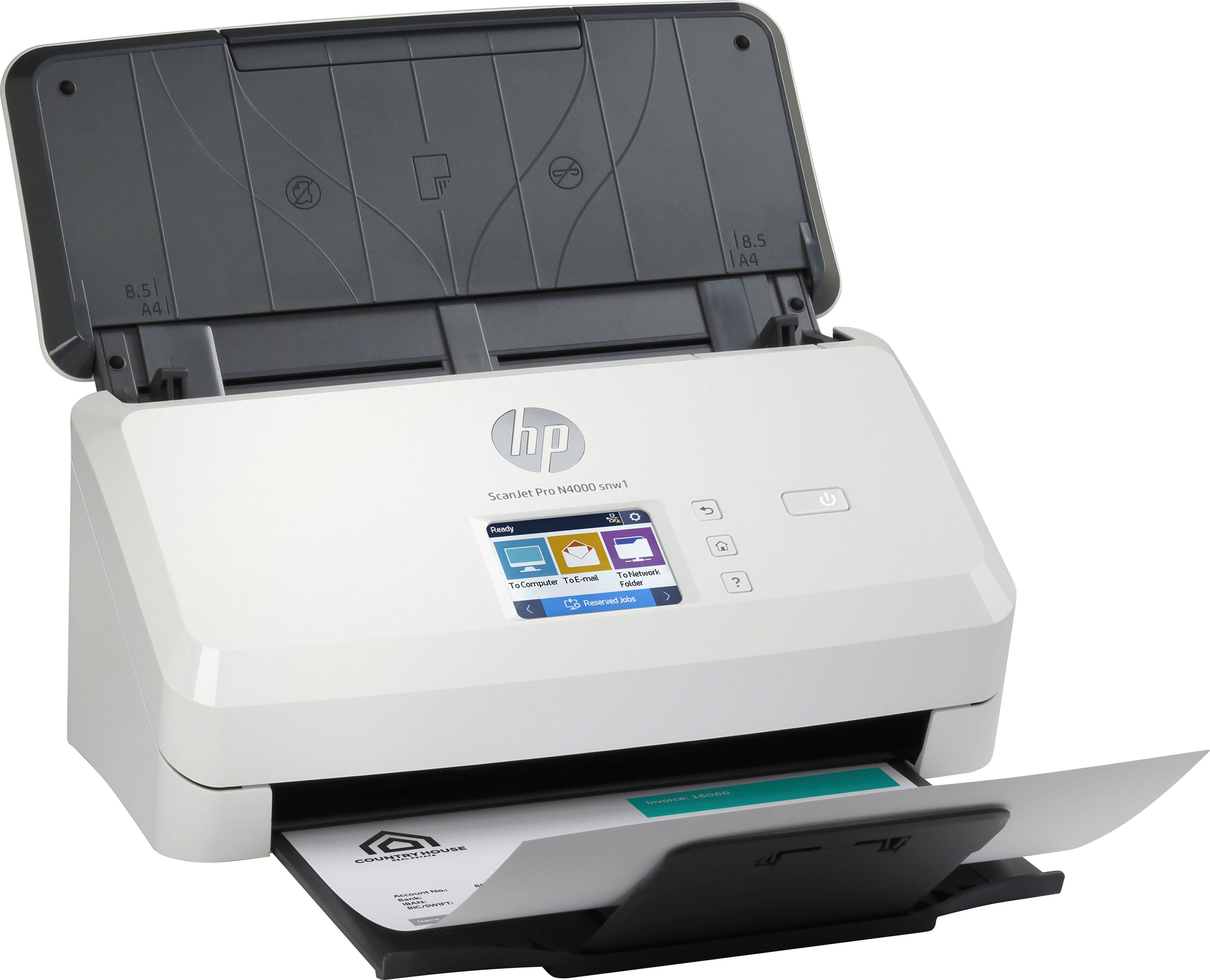 HP Scanner met documentinvoer ScanJet Pro N4000 snw1 HP+ Instant inc compatibel