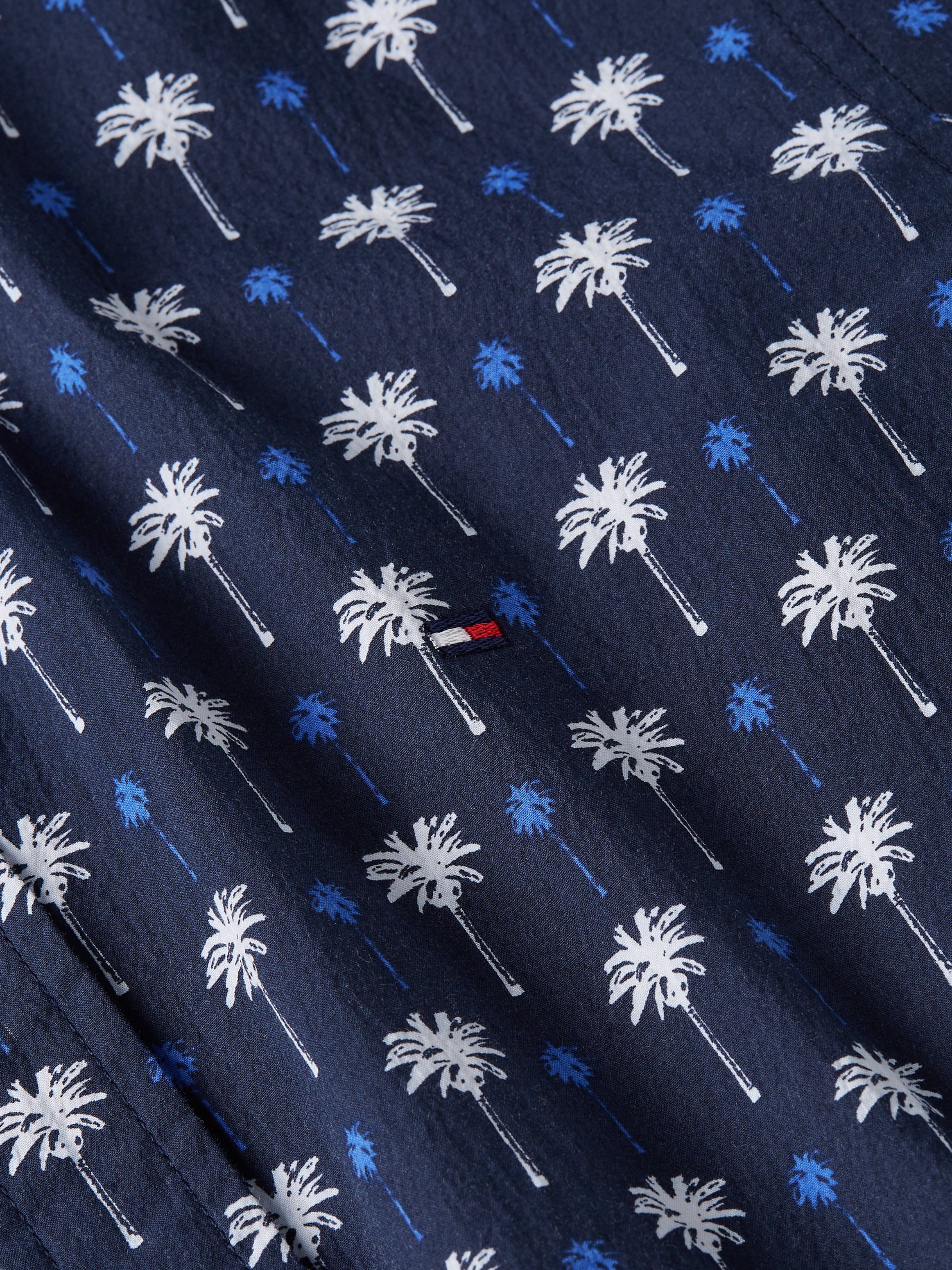 Tommy Hilfiger Overhemd met korte mouwen MINI PALM PRINT SF SHIRT