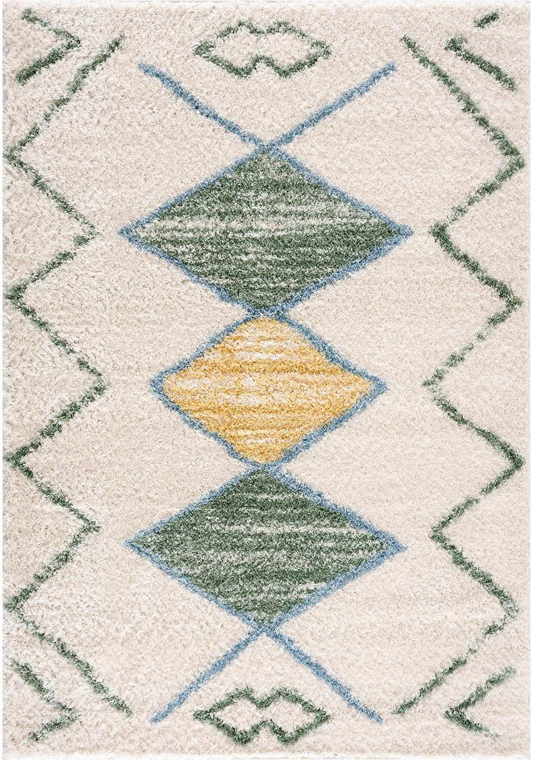 Carpet City Hoogpolig vloerkleed Pulpy 557 bijzonder zacht, etno-look, ideaal voor woonkamer & slaapkamer